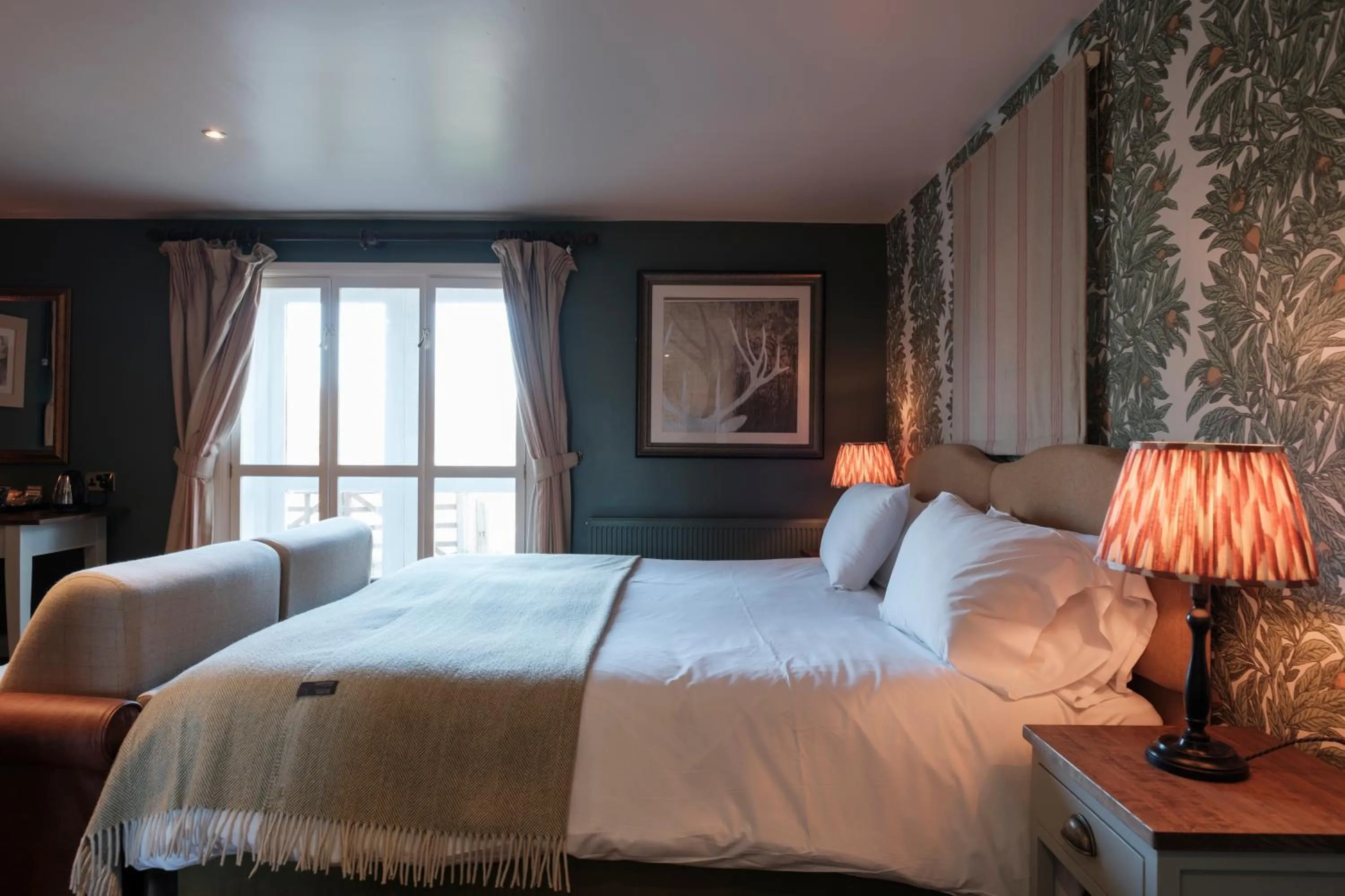 Bed in The Pilgrim Inn