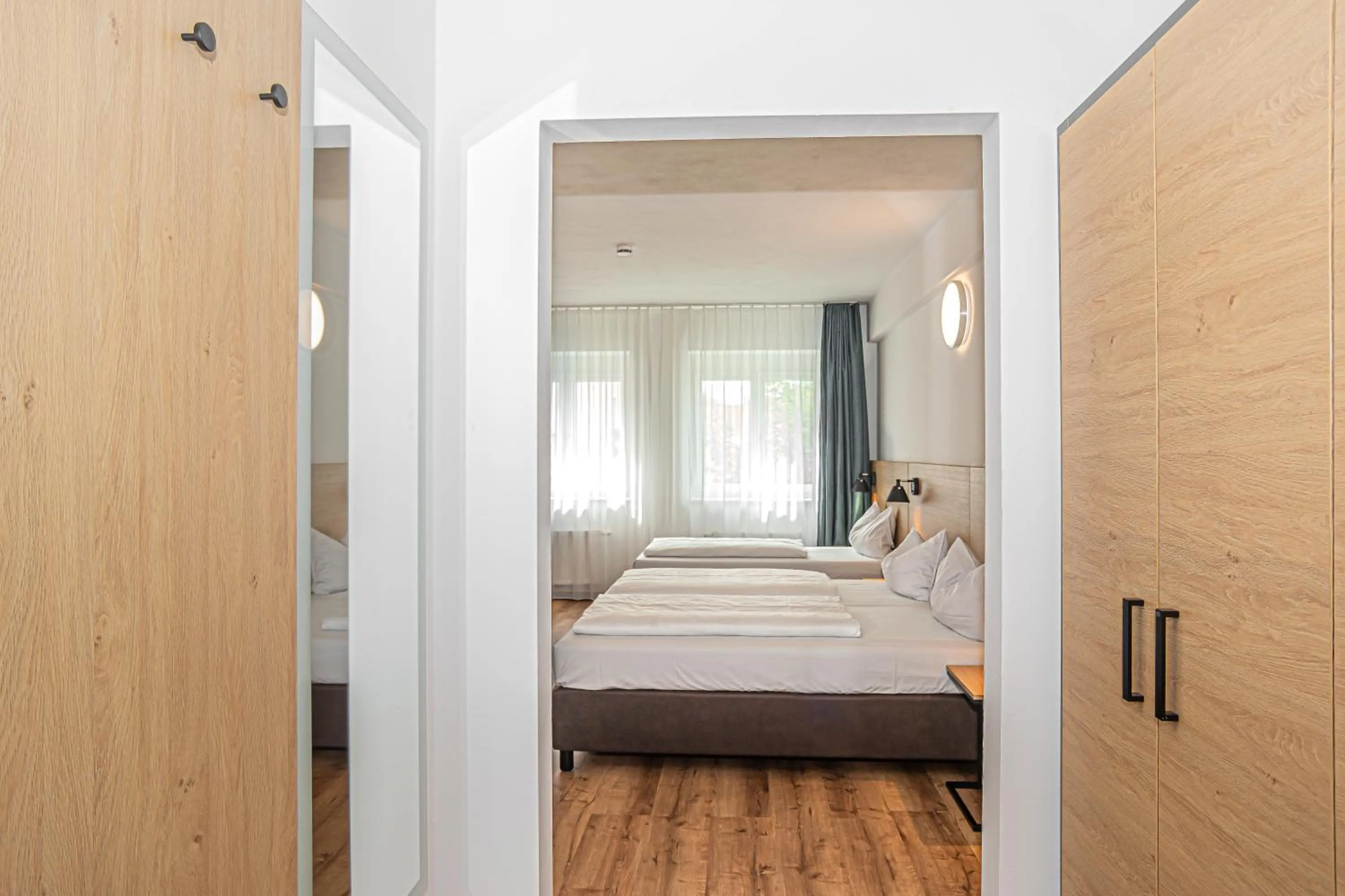 Photo of the whole room, Bed in Apartimo Landshut