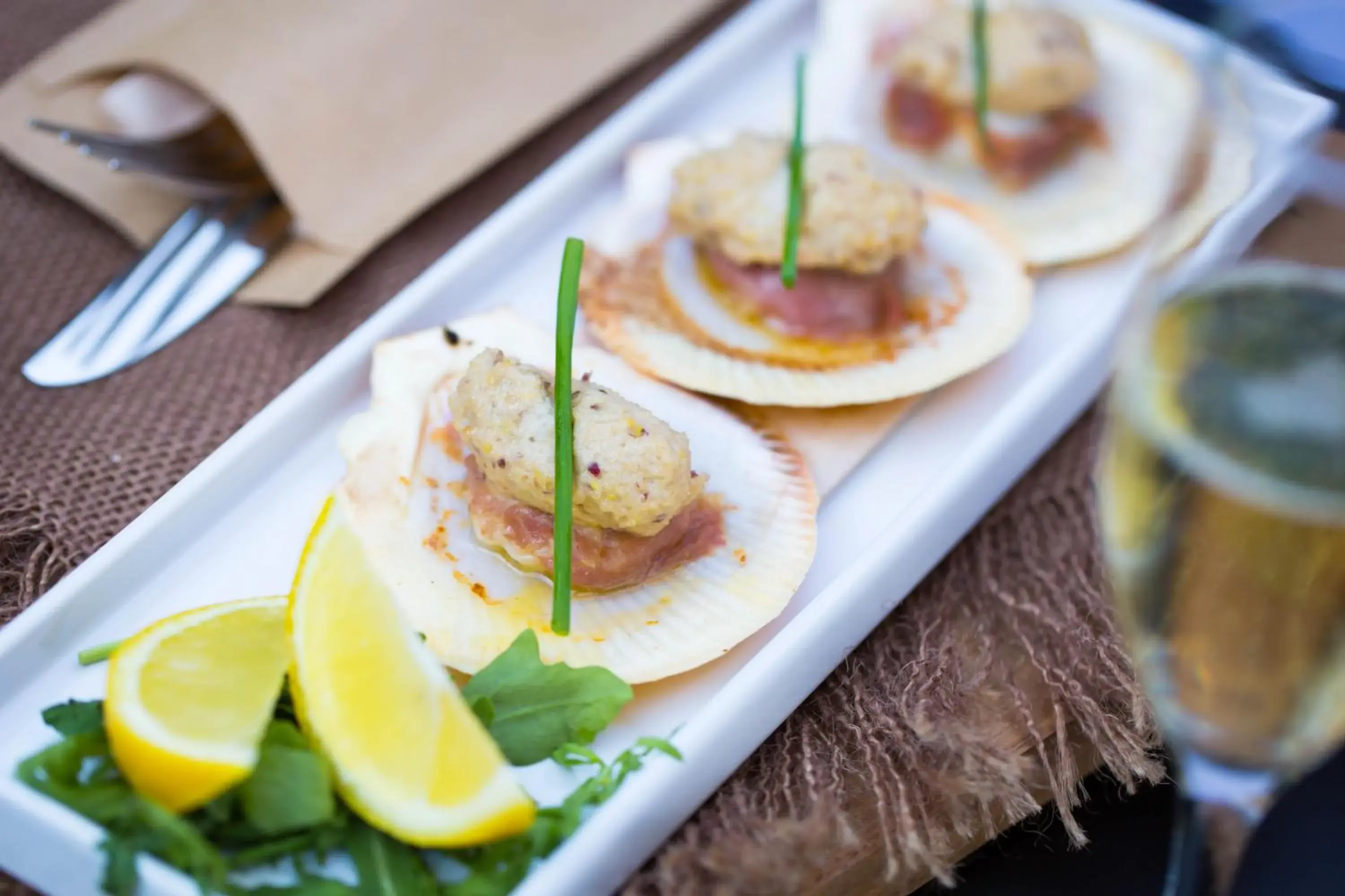 Food close-up in Highlander Hotel Bar Kitchen Rooftop Food close-up in Highlander Hotel Bar Kitchen Rooftop