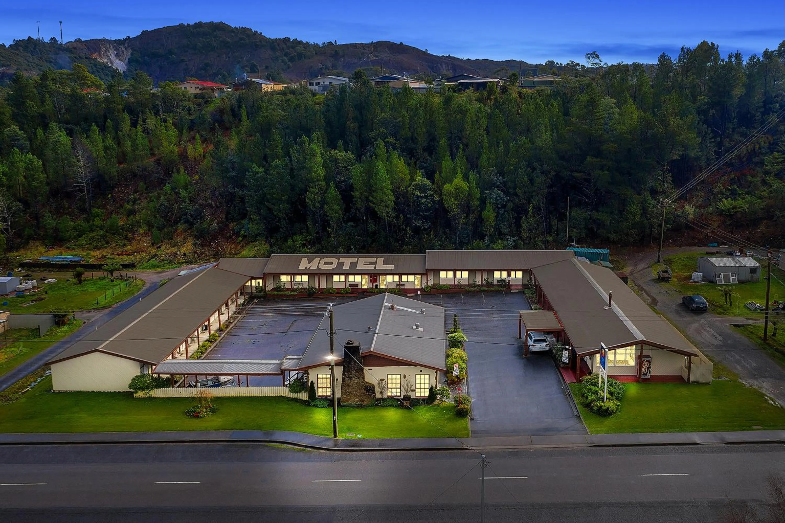 Bird's eye view in Gold Rush Inn