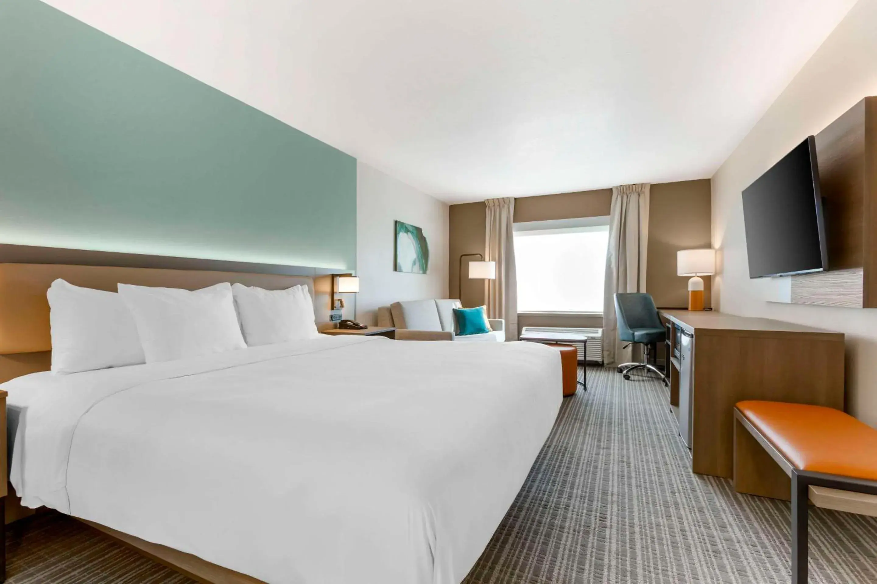 Bedroom, Bed in Comfort Suites at Tucson Mall Bedroom, Bed in Comfort Suites at Tucson Mall