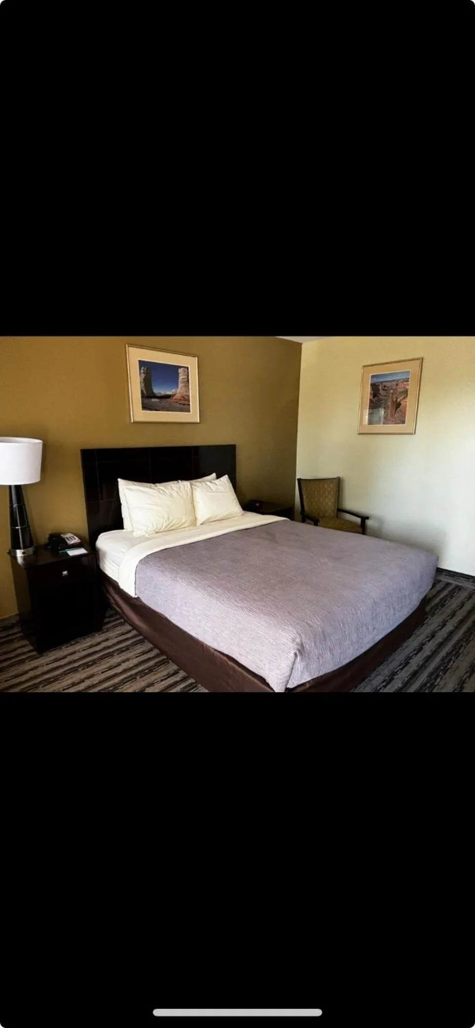 Bed in Navajo Nation Inn