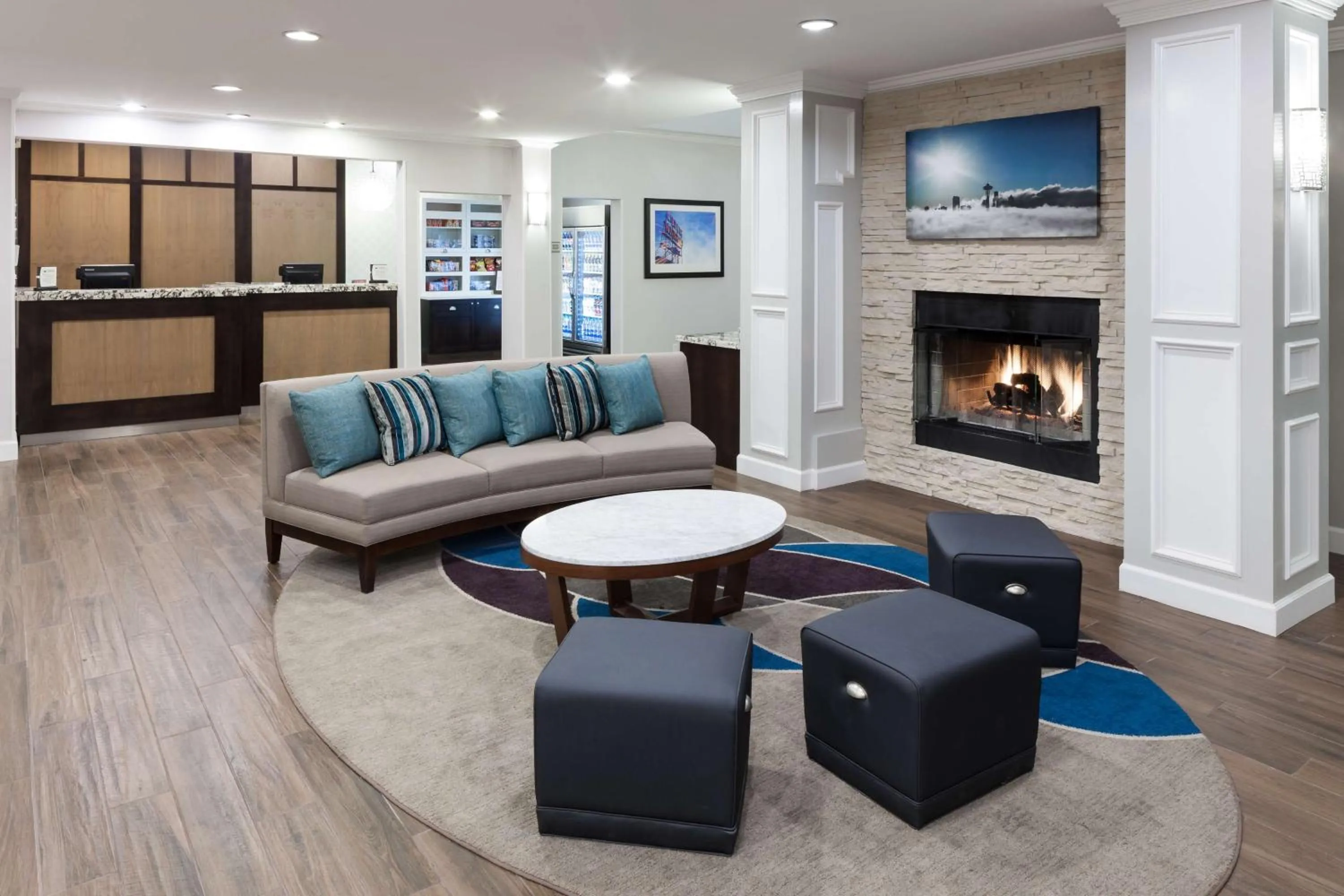 Lobby or reception in Homewood Suites by Hilton Seattle-Tacoma Airport/Tukwila