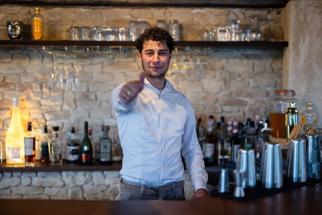 Lounge or bar in LA FERME DE LA HUPPE