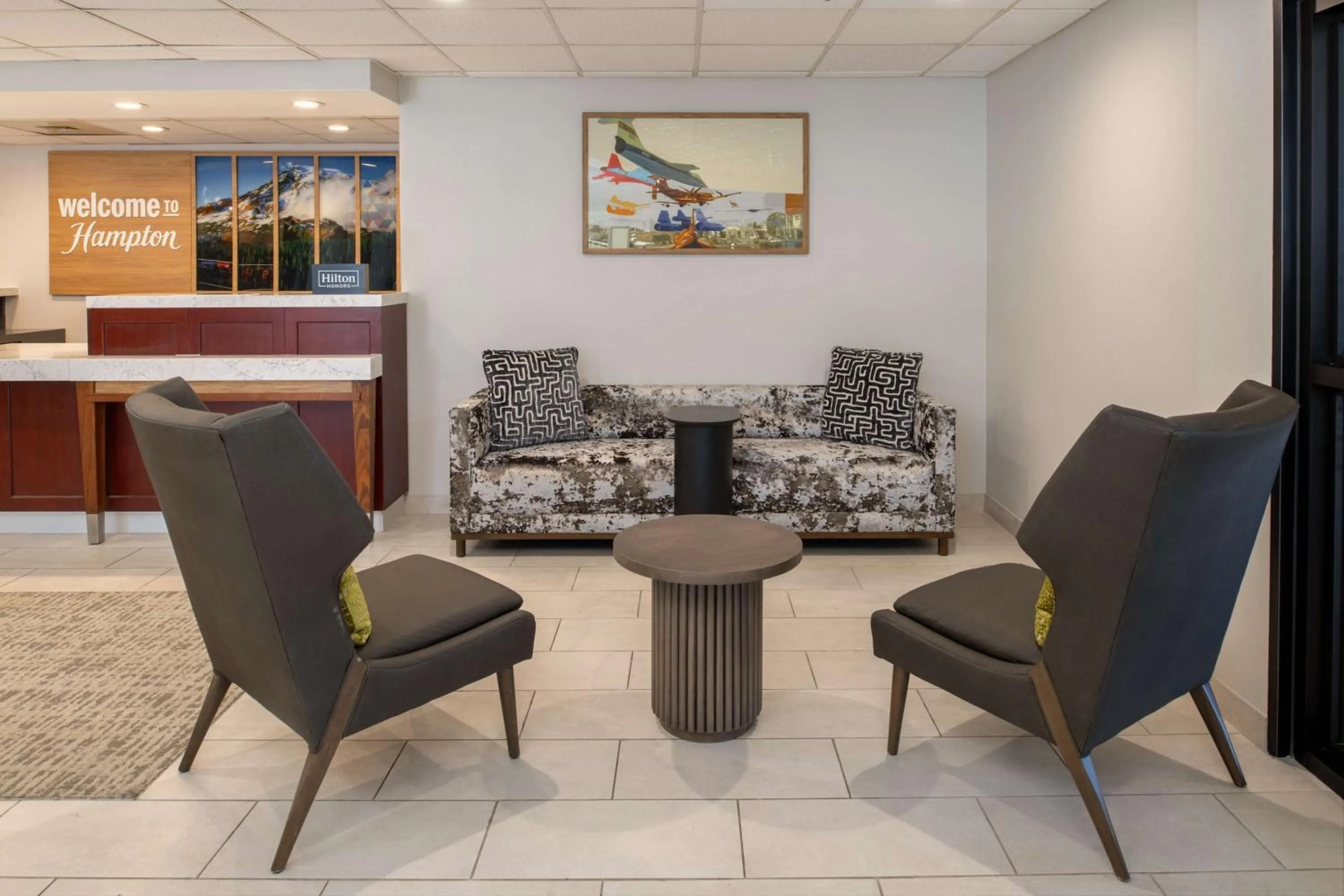 Lobby or reception in Hampton Inn Seattle/Southcenter