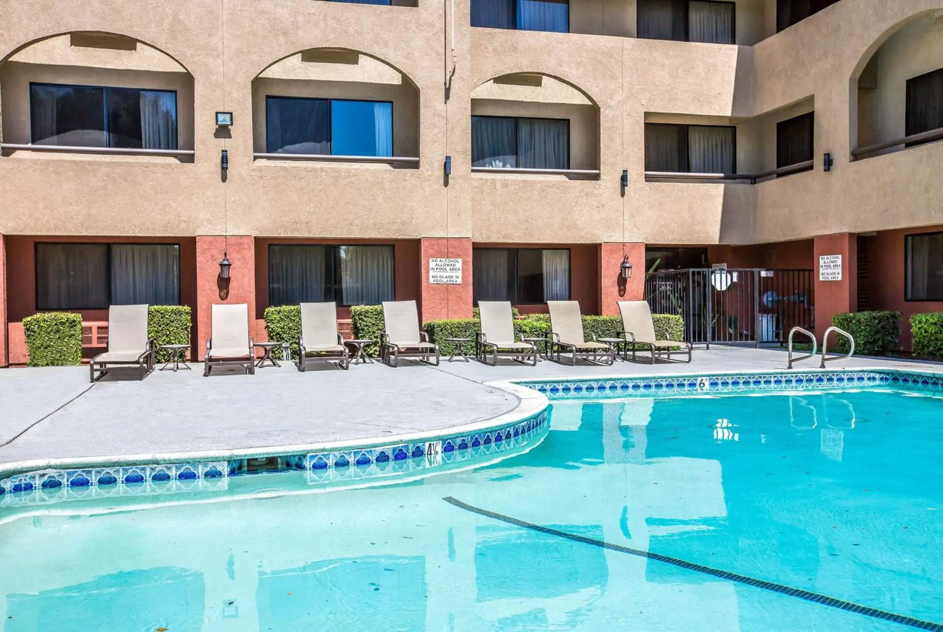 Pool view in Baymont by Wyndham Ontario Pool view in Baymont by Wyndham Ontario