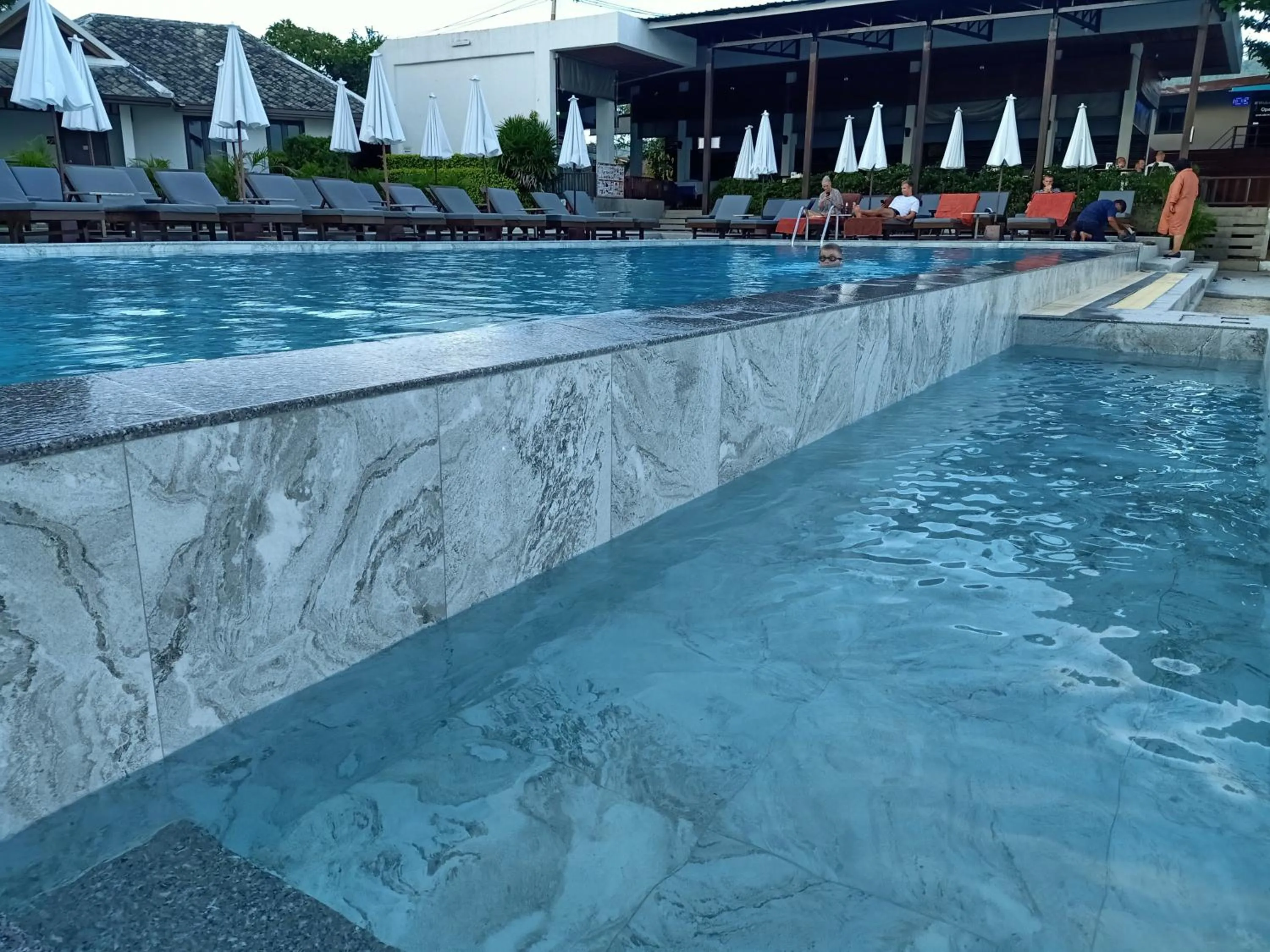 Pool view in The Hive Hotel