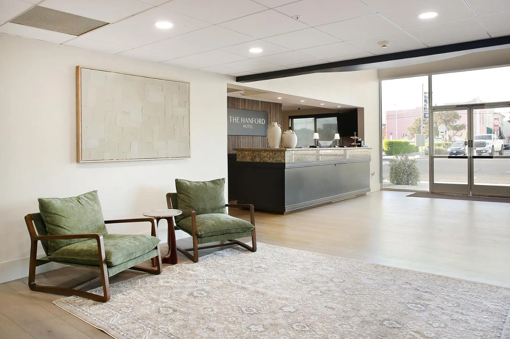 Lobby or reception in The Hanford Hotel