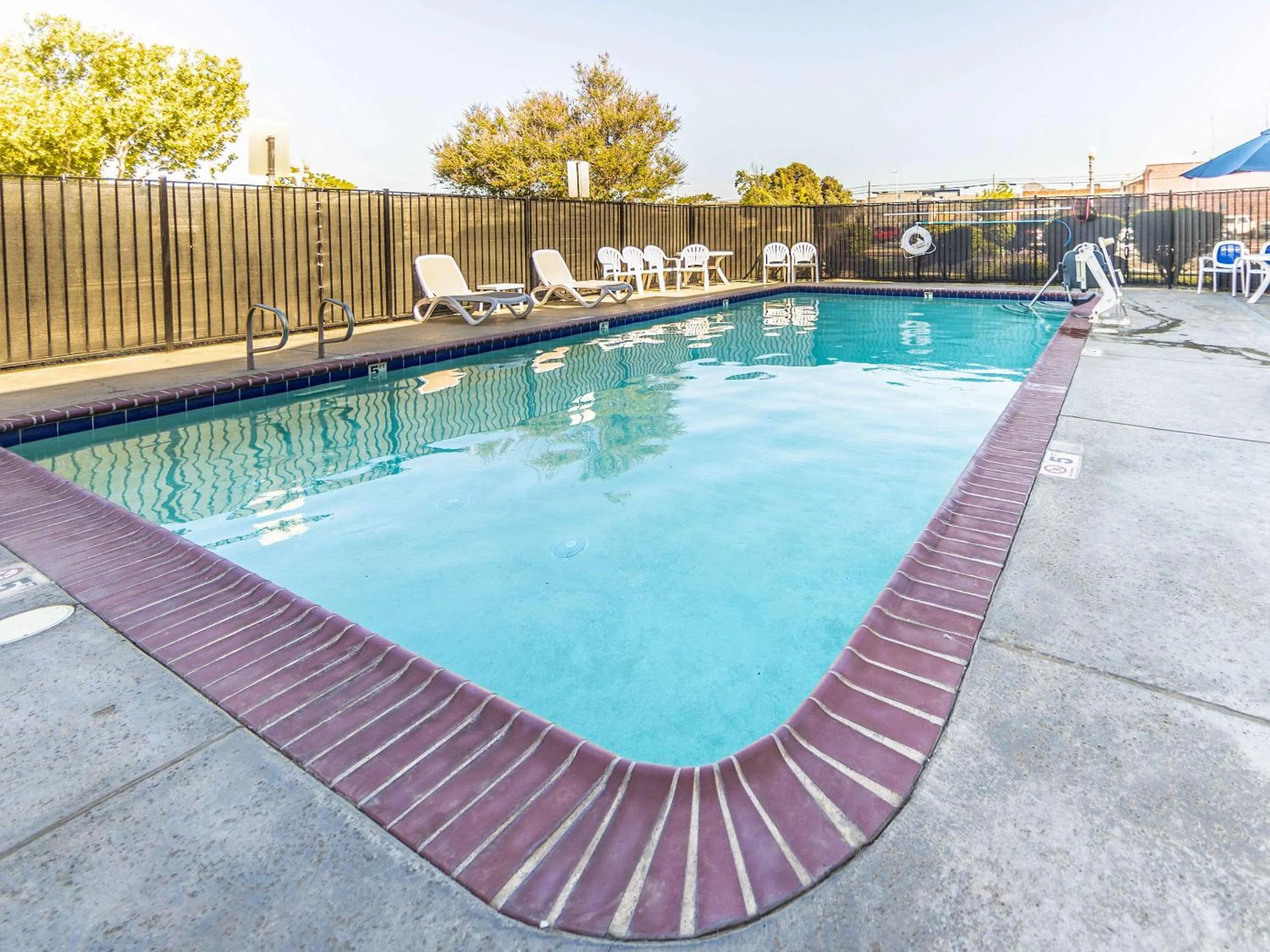 Pool view in The Hanford Hotel
