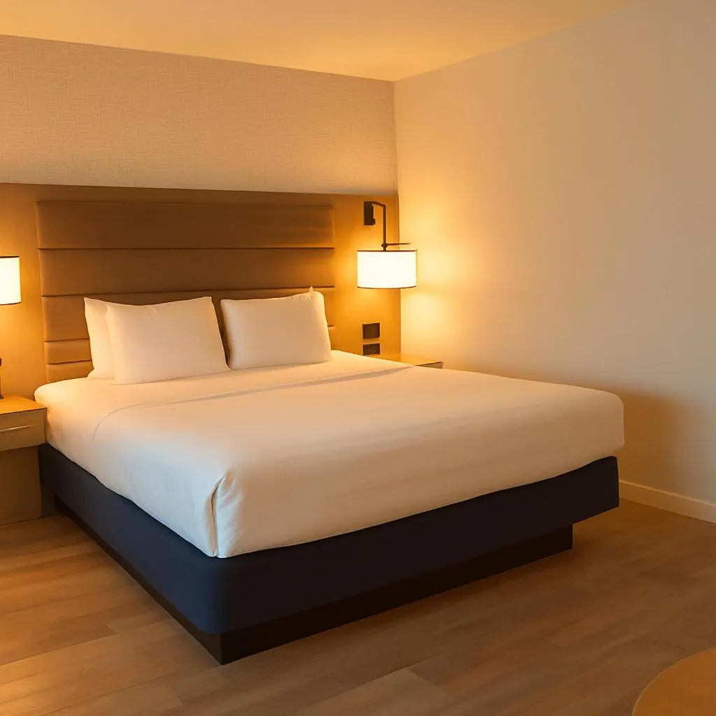 Bed in Cherry Orchard Inn