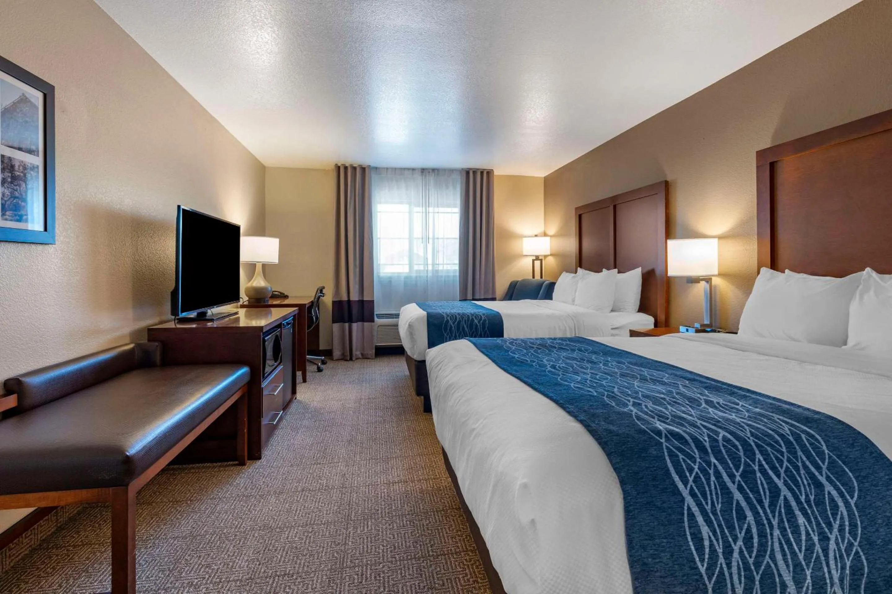Bedroom, Bed in Comfort Inn & Suites Ukiah Mendocino County