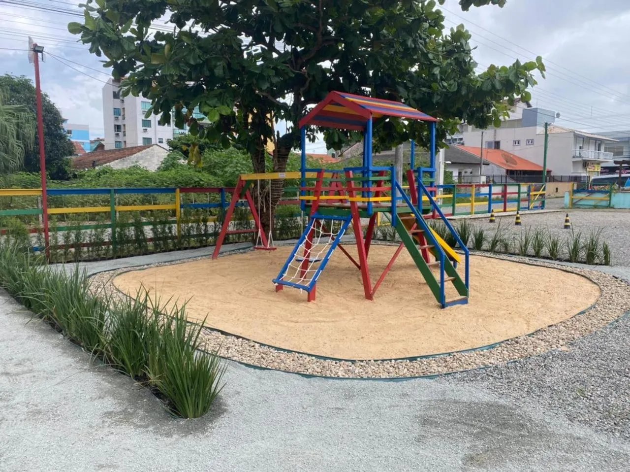 Children play ground in Pousada Cores