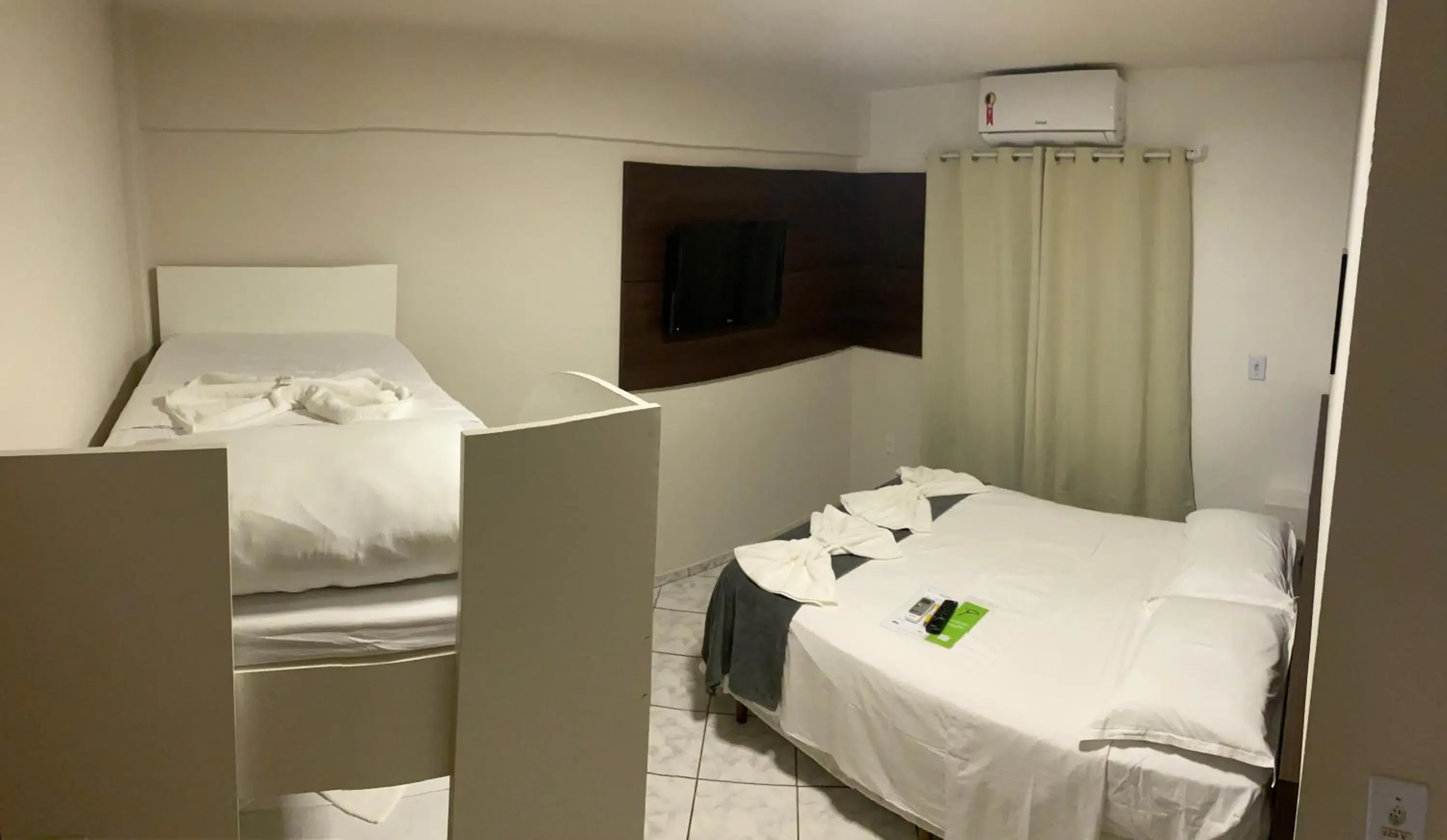 Bed in Pousada Cores Bed in Pousada Cores