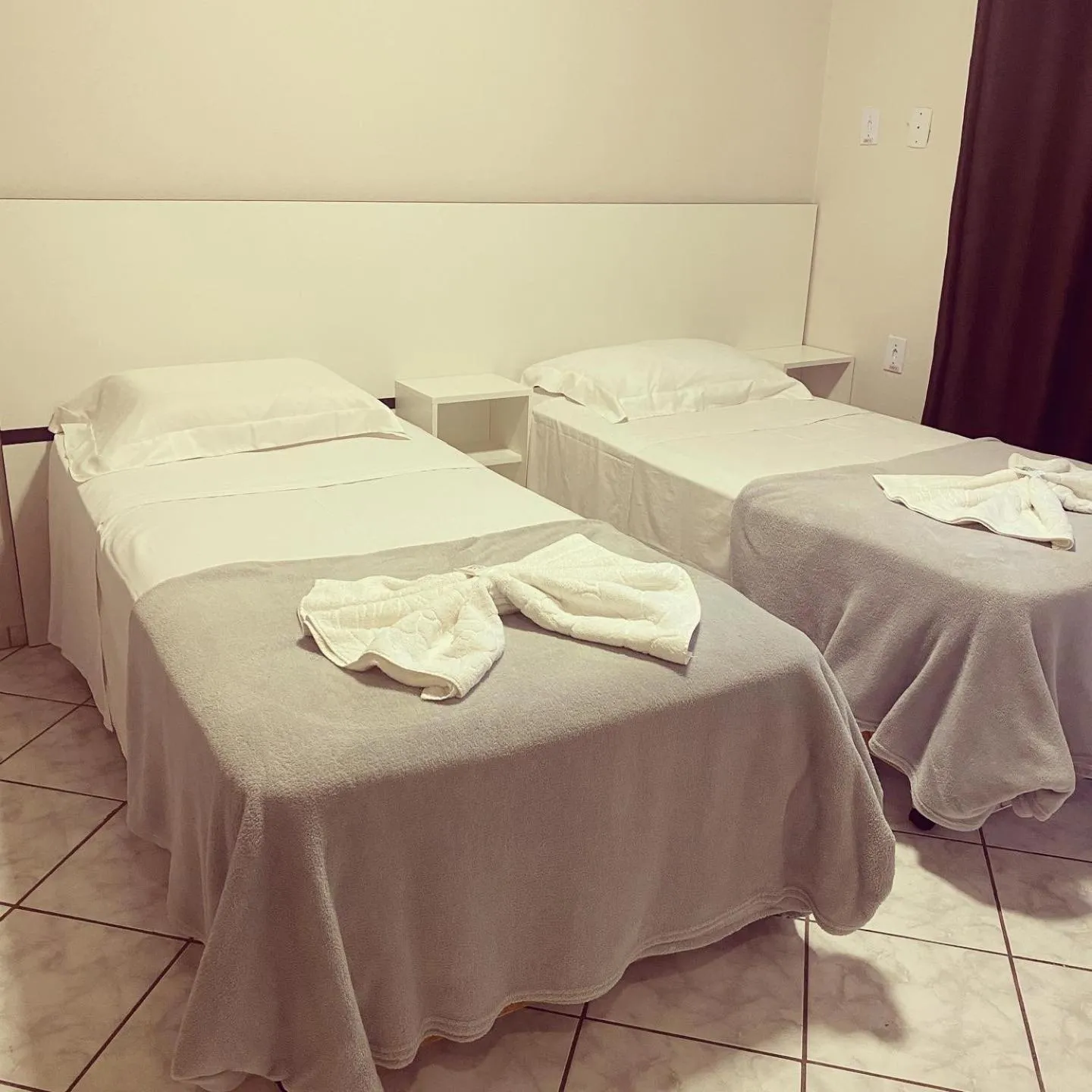 Bed in Pousada Cores