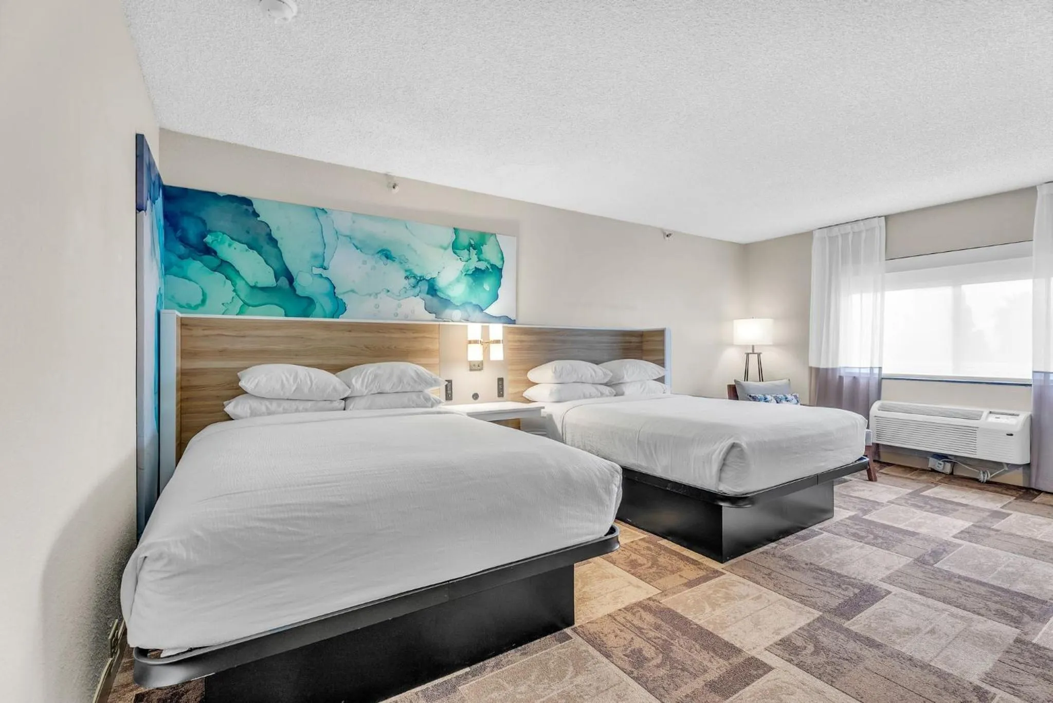 Bed in Wyndham Garden Newark Fremont Silicon Valley