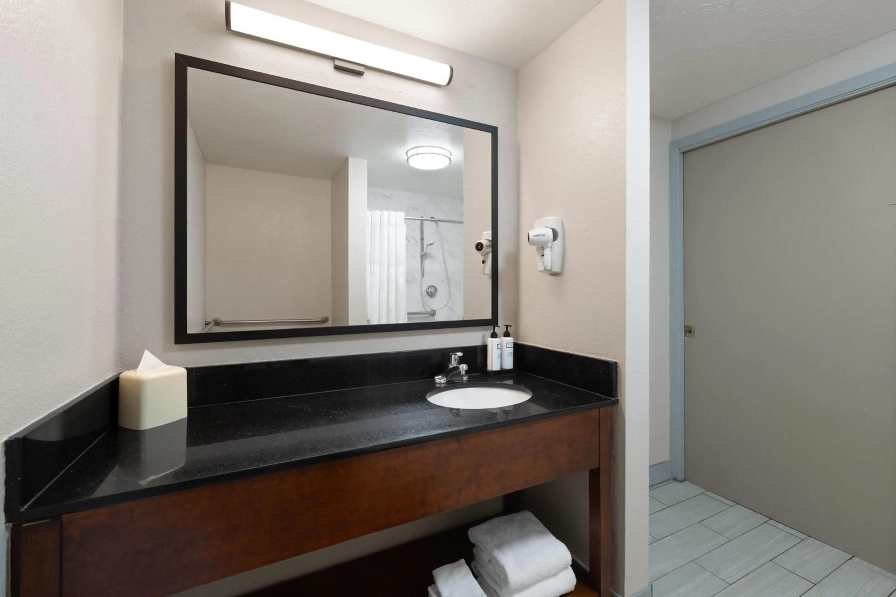 Bathroom in Wyndham Garden Newark Fremont Silicon Valley