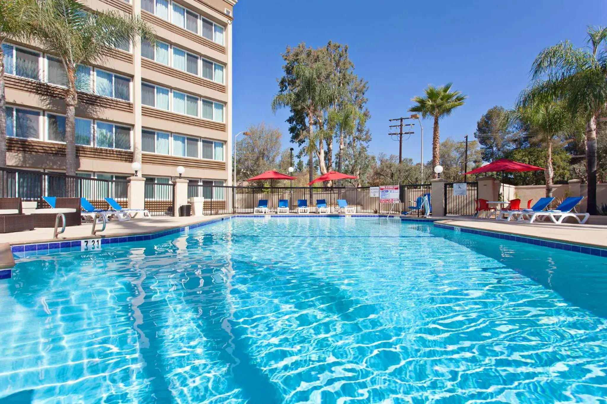 Swimming pool in Holiday Inn West Covina by IHG Swimming pool in Holiday Inn West Covina by IHG