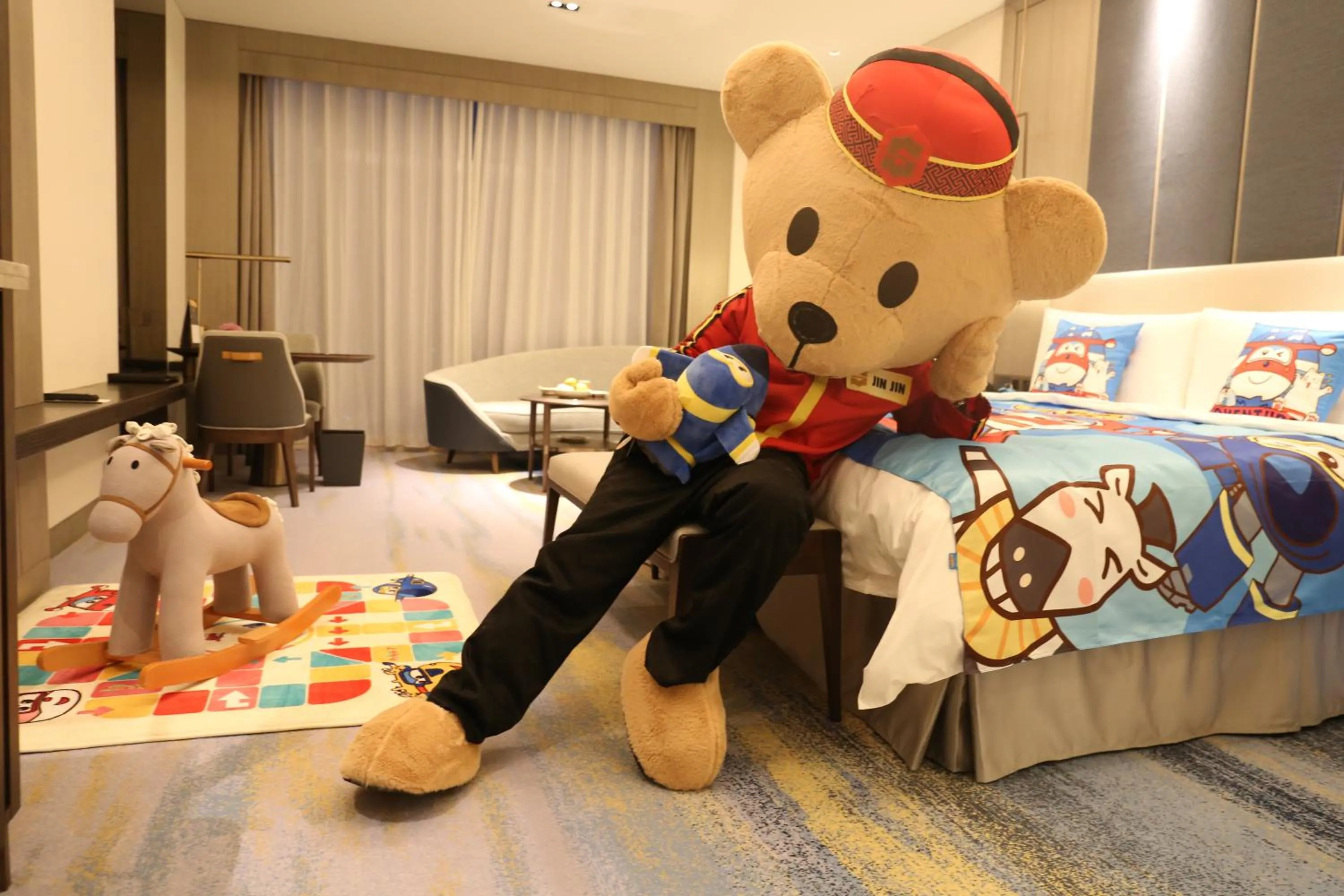 children, Bed in Shangri-La Yuanqu, Suzhou