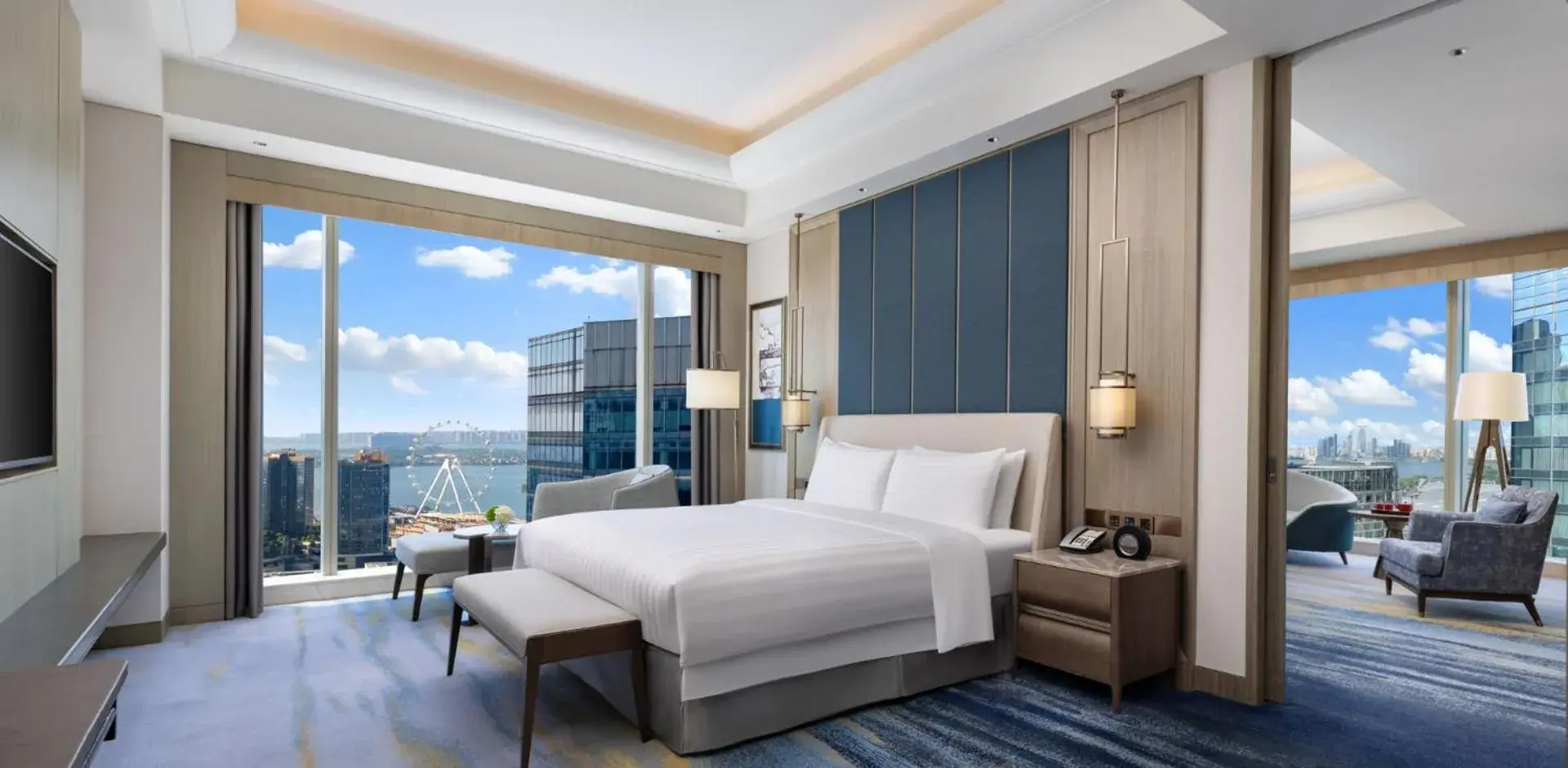 View (from property/room), Bed in Shangri-La Yuanqu, Suzhou View (from property/room), Bed in Shangri-La Yuanqu, Suzhou