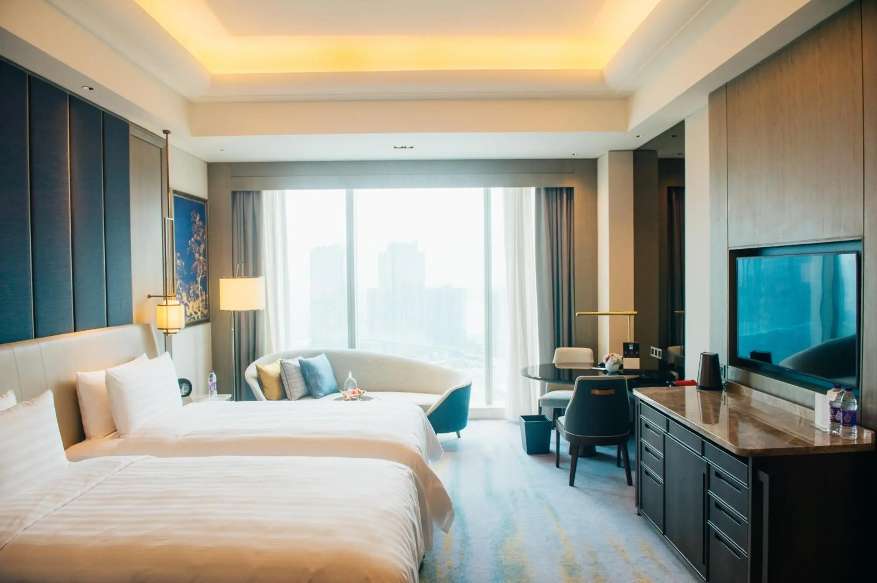 Bed in Shangri-La Yuanqu, Suzhou Bed in Shangri-La Yuanqu, Suzhou