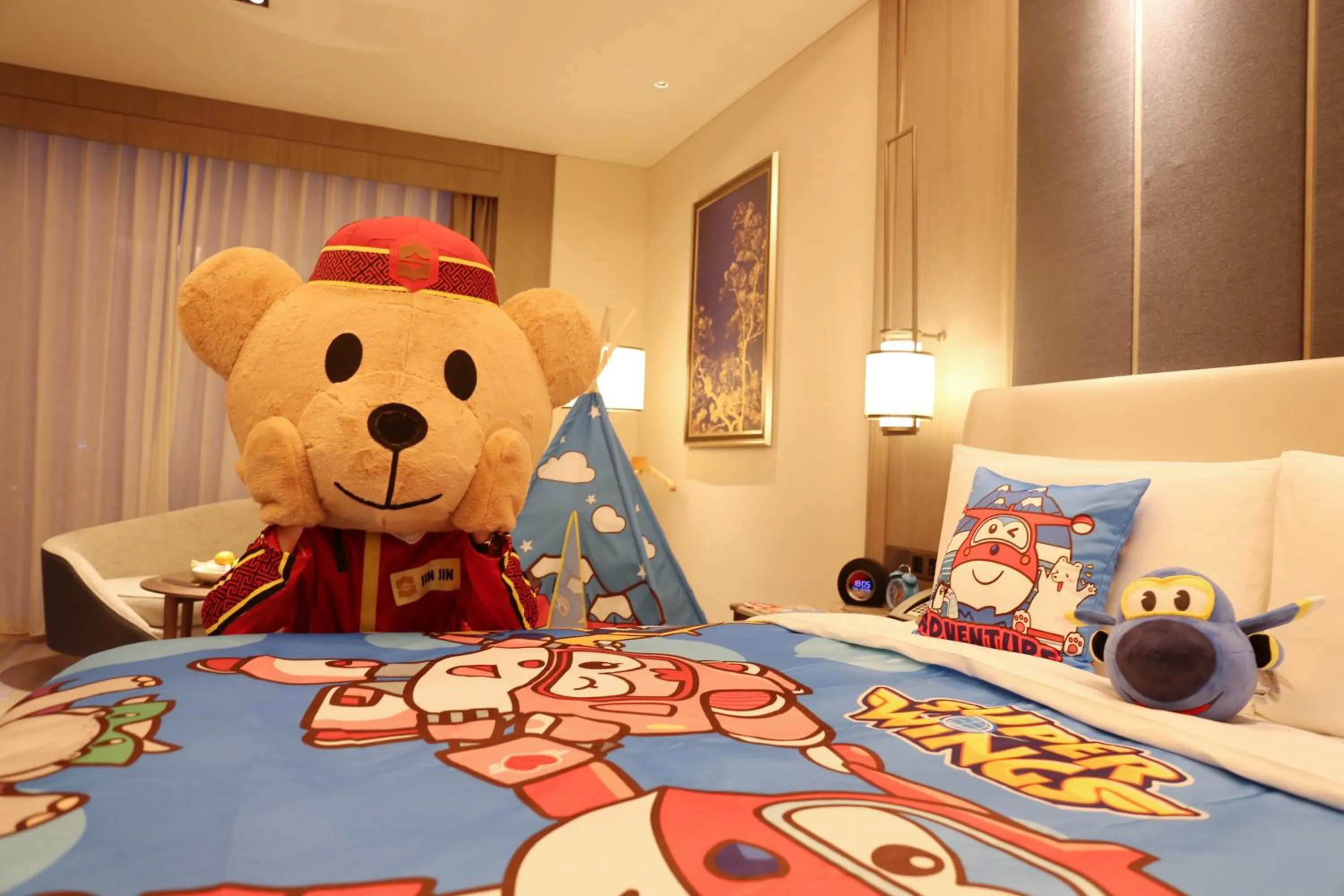 children, Bed in Shangri-La Yuanqu, Suzhou