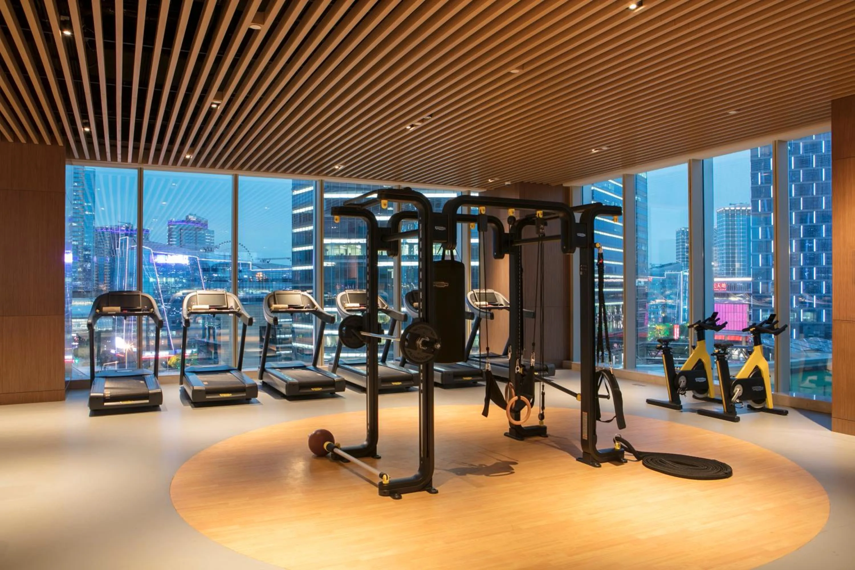Fitness centre/facilities in Shangri-La Yuanqu, Suzhou