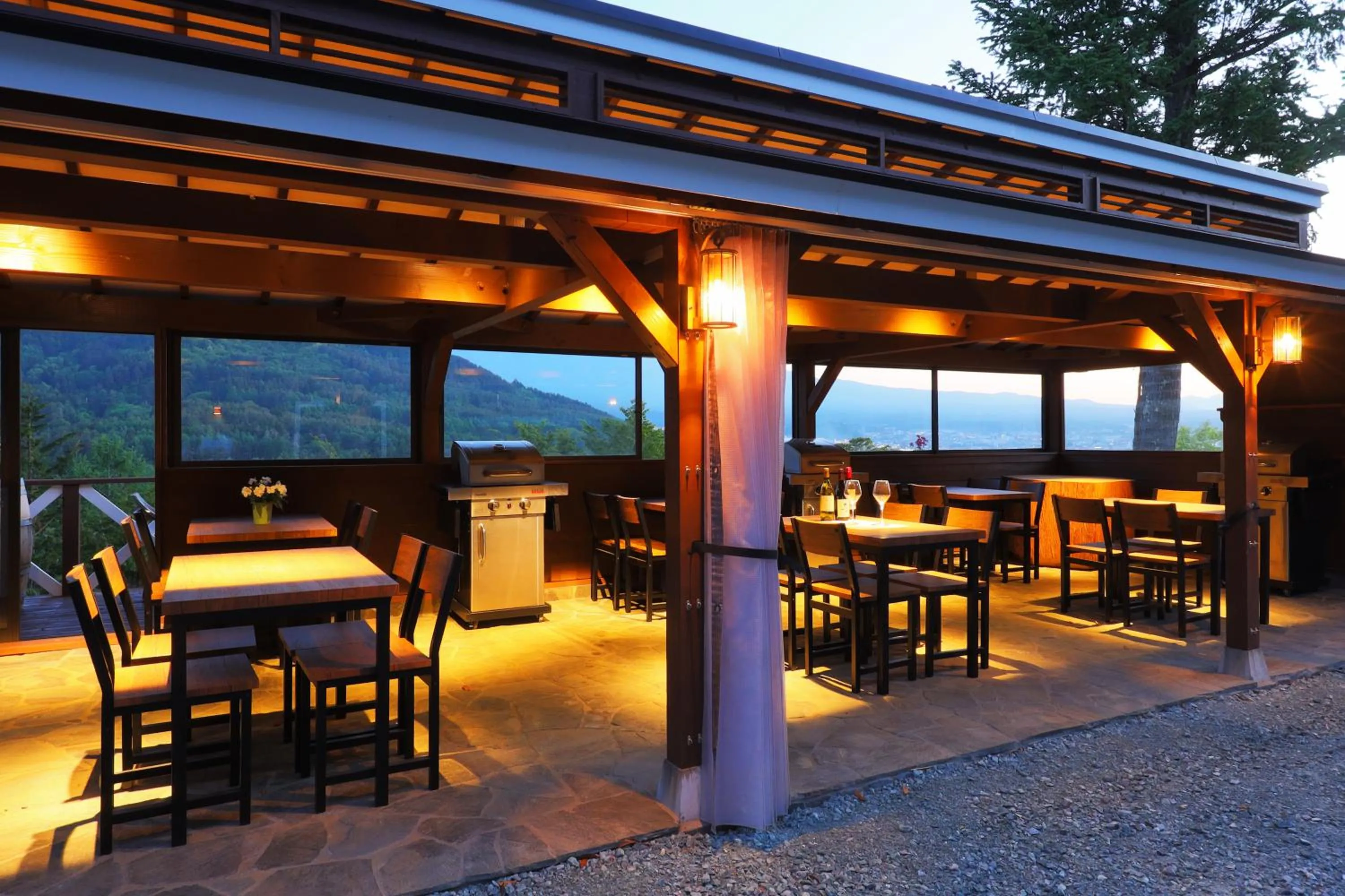 BBQ facilities in Mt.Shakushi Gateway Camp