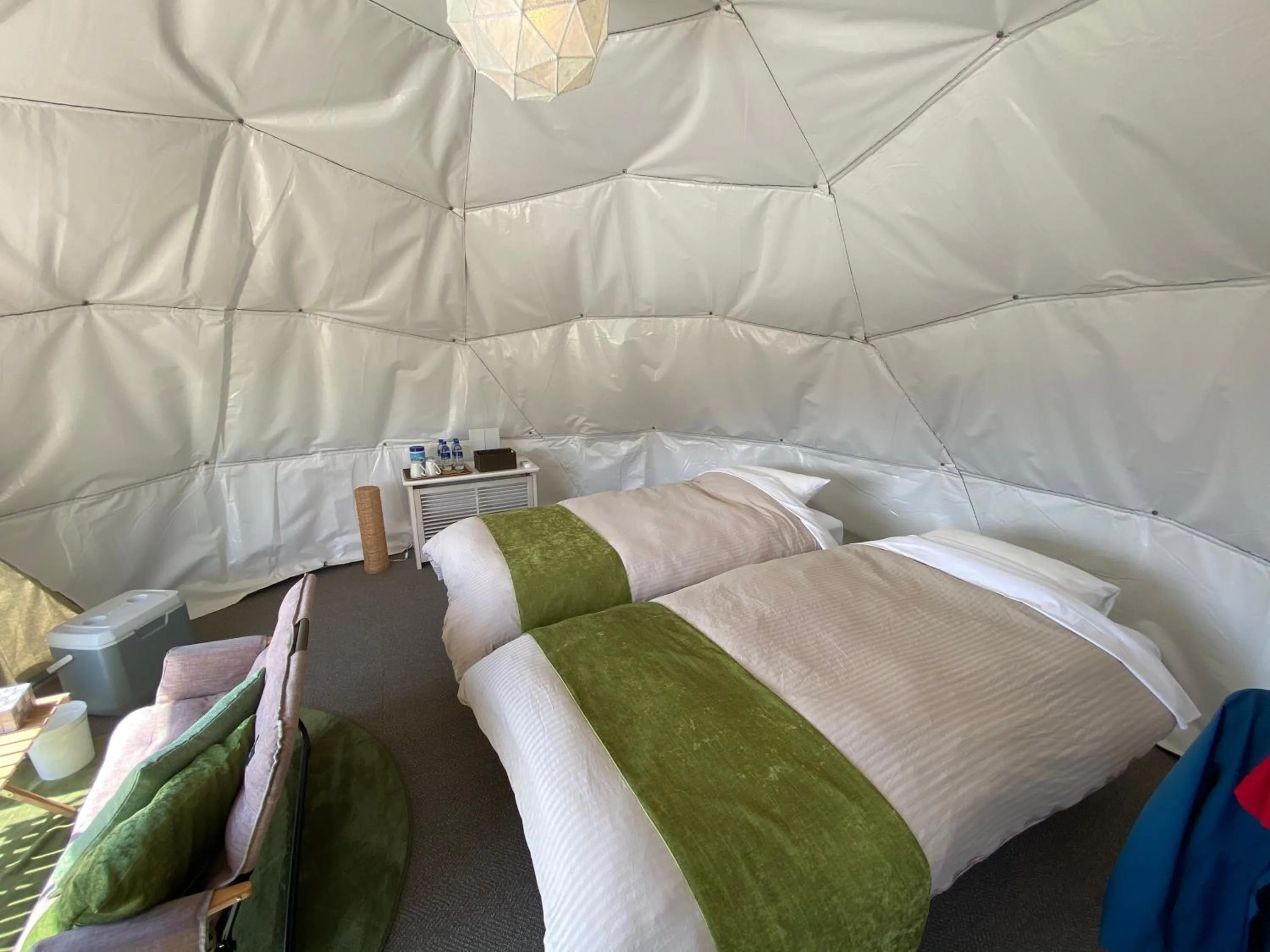 Bed in Mt.Shakushi Gateway Camp