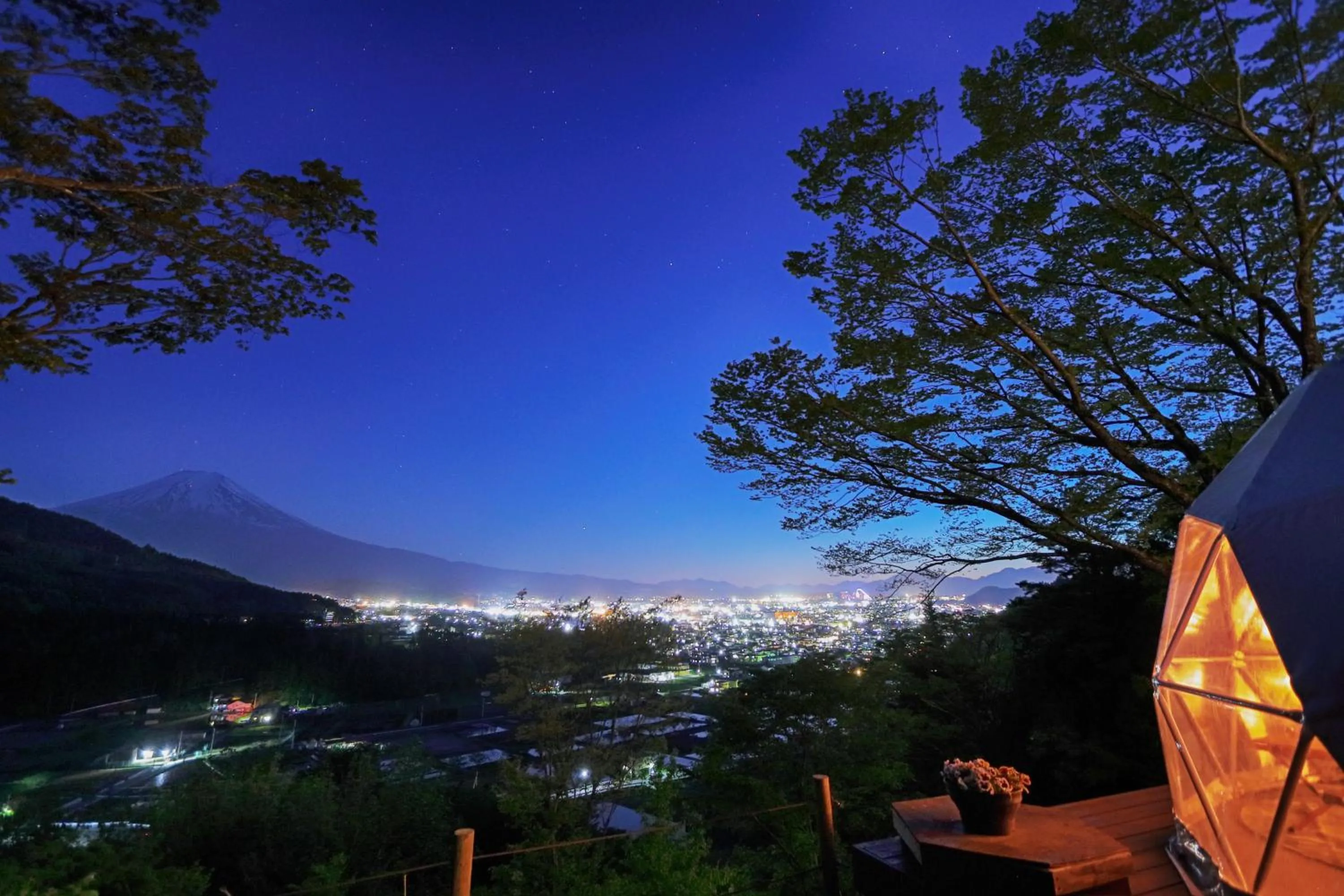 City view in Mt.Shakushi Gateway Camp