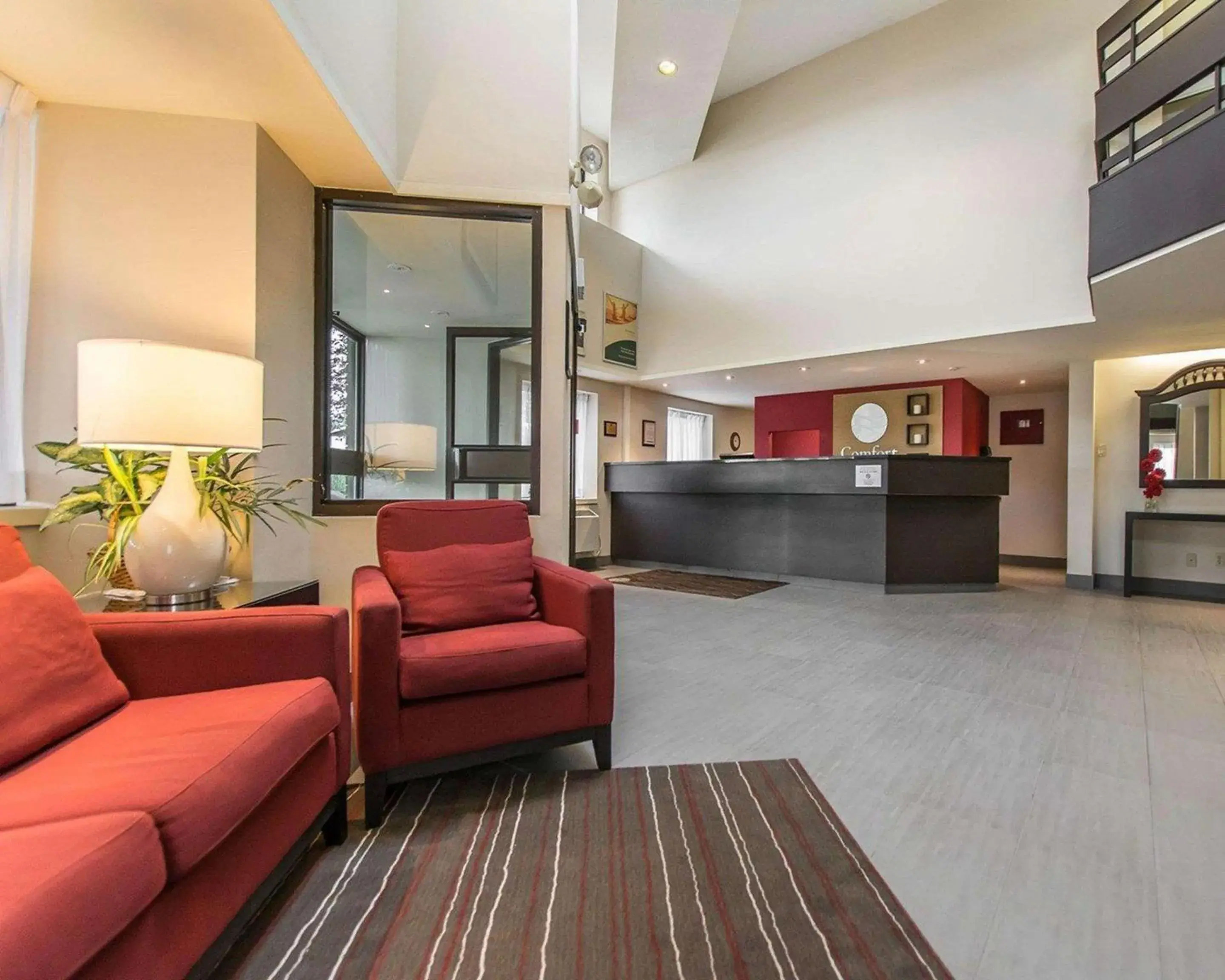 Lobby or reception in Comfort Inn Val D'Or Lobby or reception in Comfort Inn Val D'Or