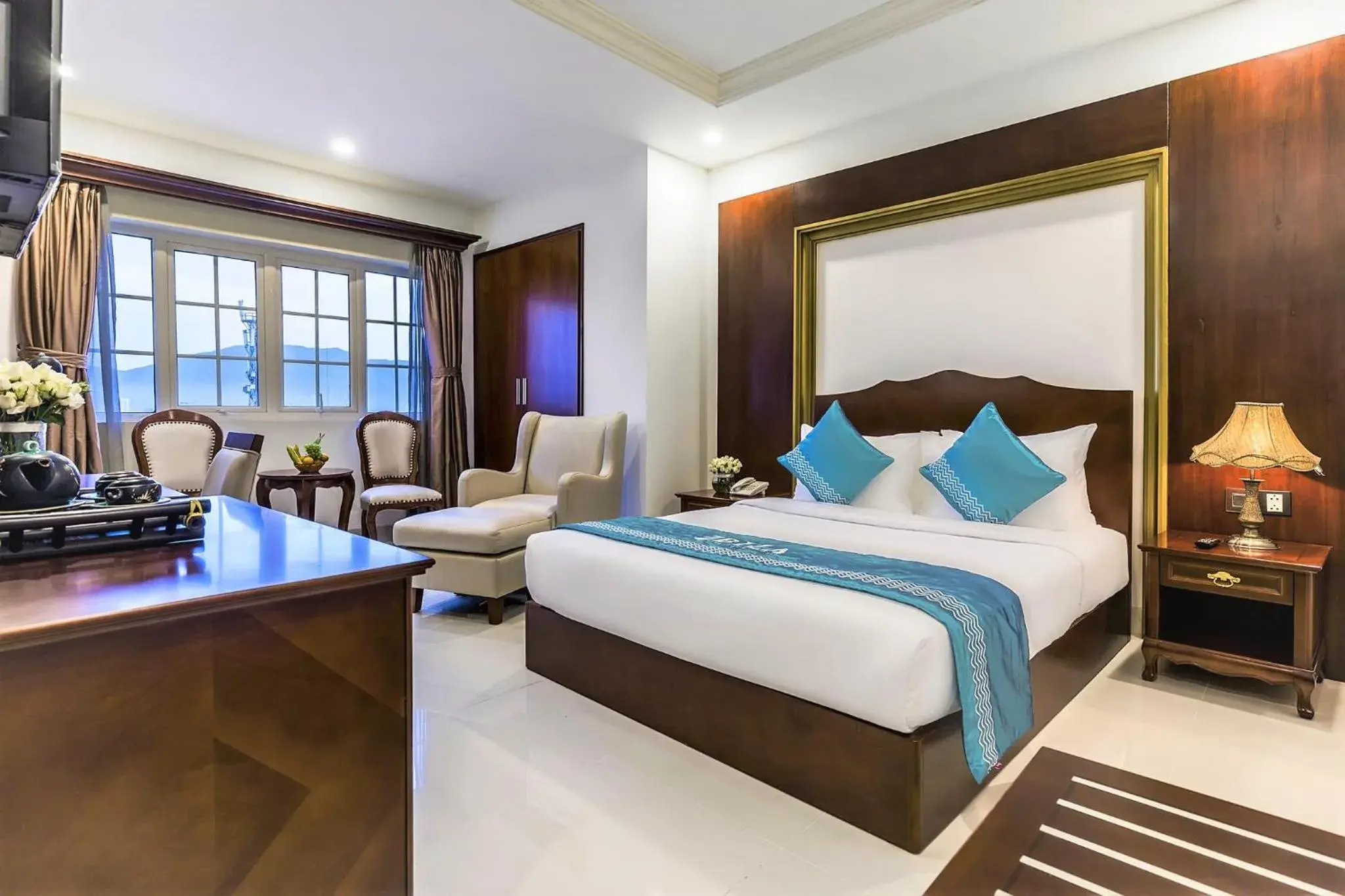 Bed in IBIZA Riverfront Da Nang Hotel Bed in IBIZA Riverfront Da Nang Hotel