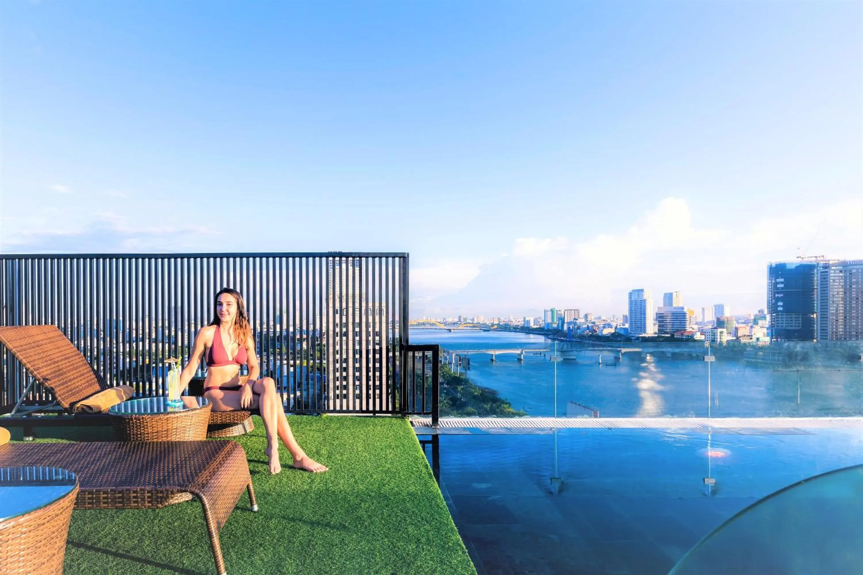 Swimming pool in IBIZA Riverfront Da Nang Hotel Swimming pool in IBIZA Riverfront Da Nang Hotel