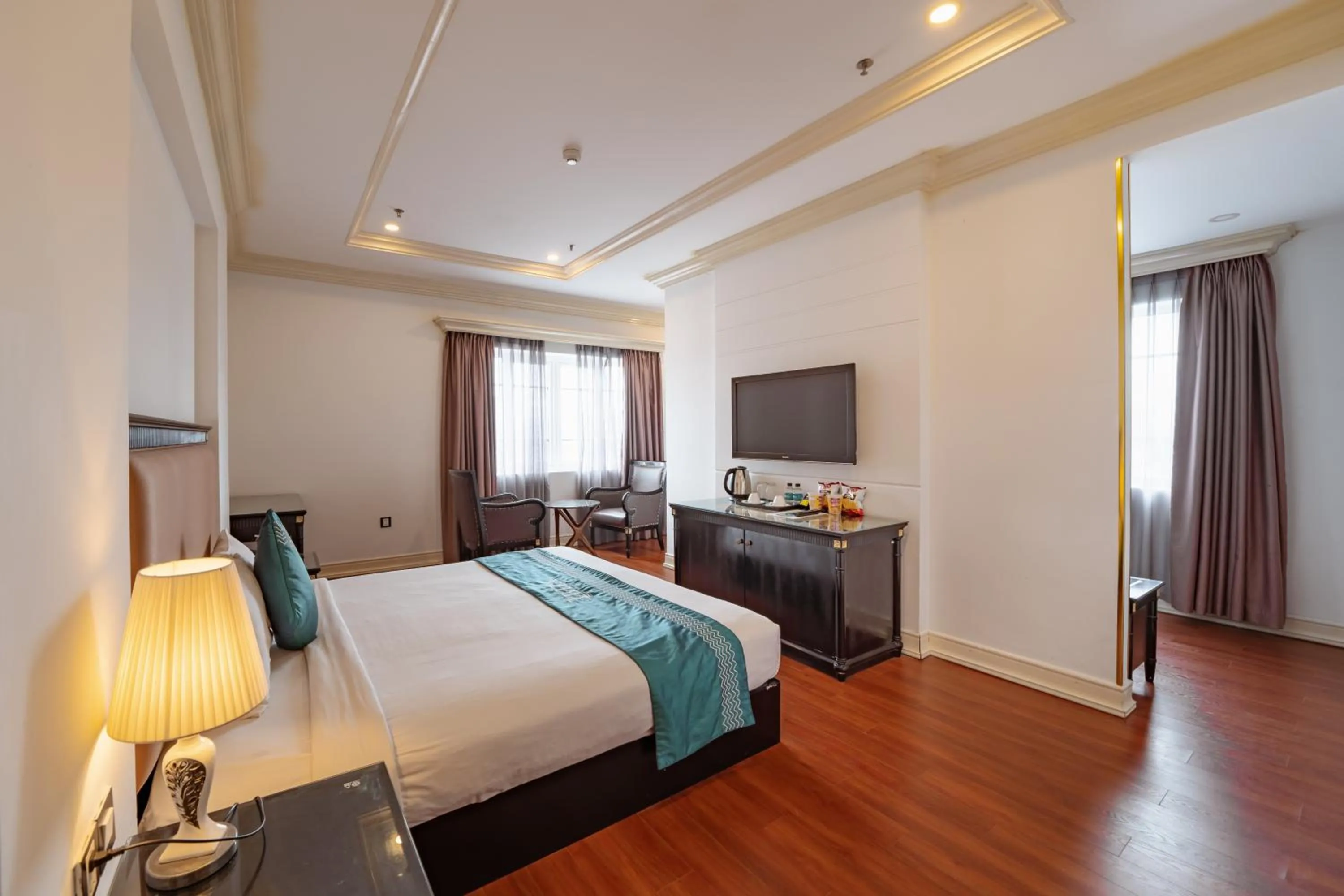 Bed in IBIZA Riverfront Da Nang Hotel