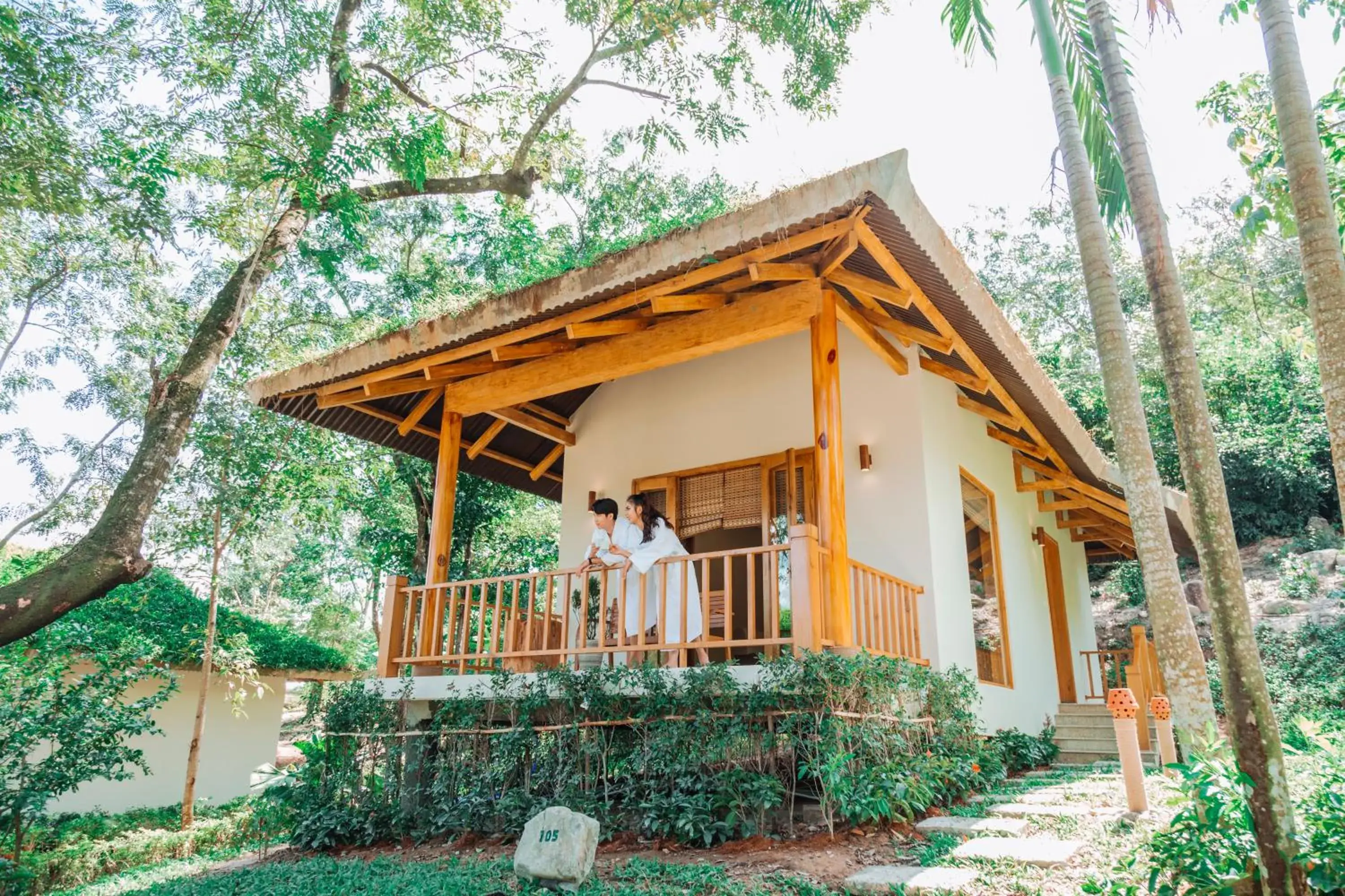 One-Bedroom Bungalow in BaHo Eco Beat One-Bedroom Bungalow in BaHo Eco Beat