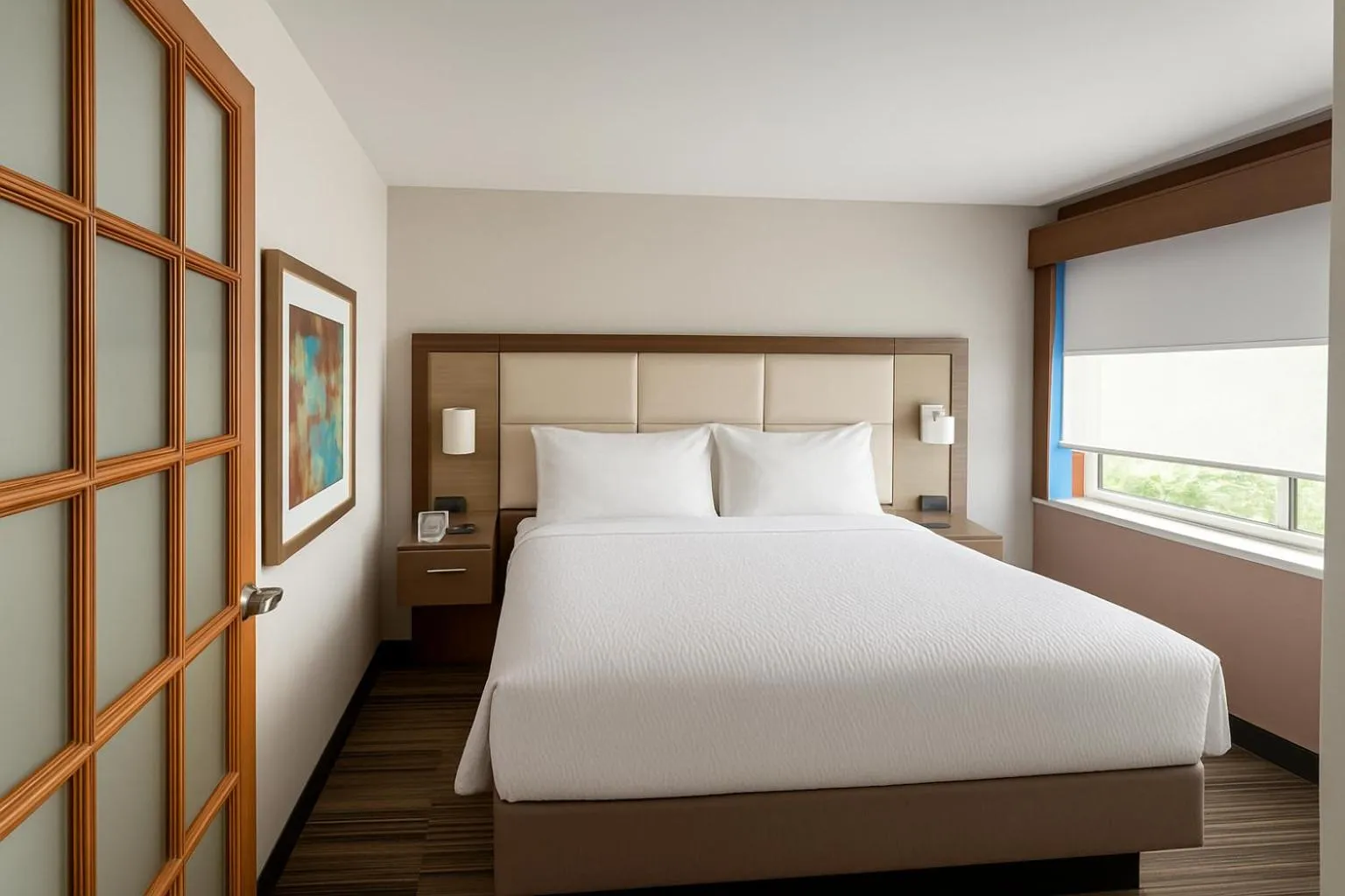 Bedroom, Bed in Holiday Inn Express & Suites Halifax - Bedford by IHG