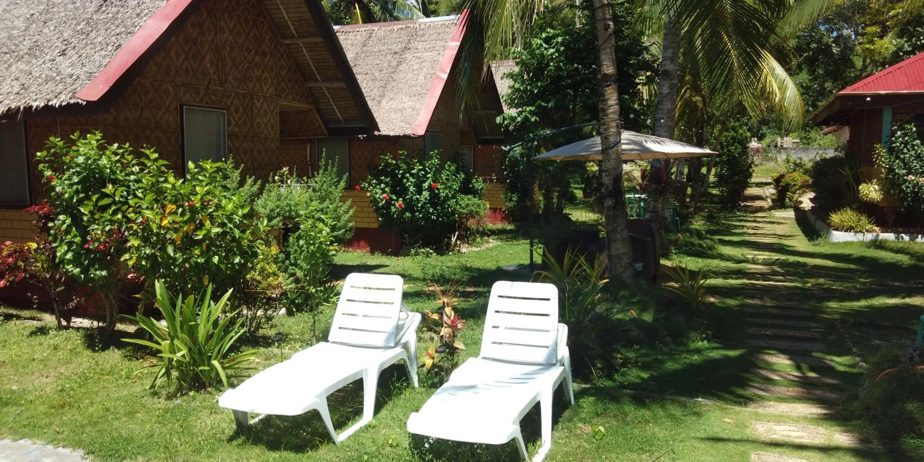 Garden in Anda Poseidon’s Beach Resort