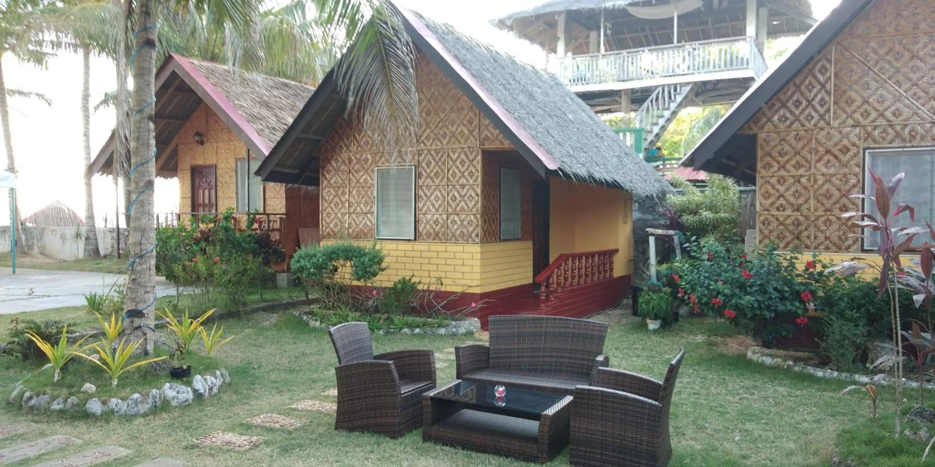 Garden in Anda Poseidon’s Beach Resort