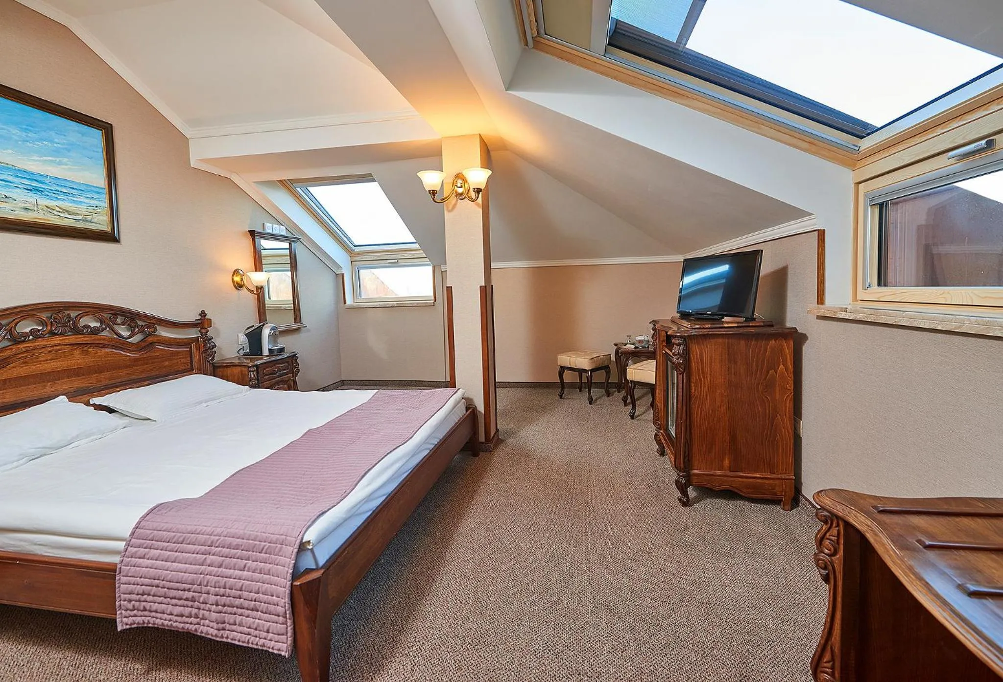 Double room with sea view in Hotel Saint John Baptist Nessebar