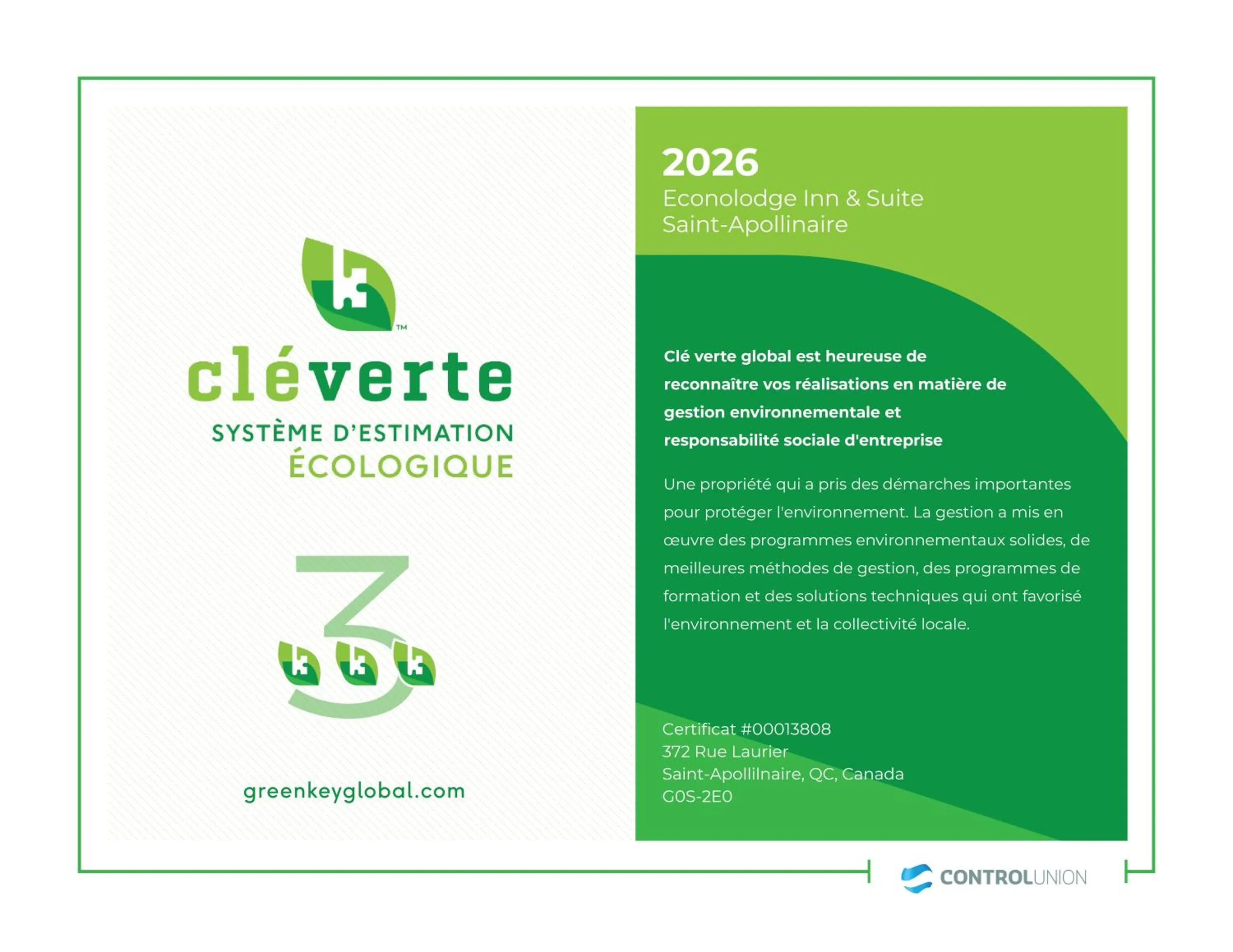 Logo/Certificate/Sign in Econo Lodge Inn & Suites