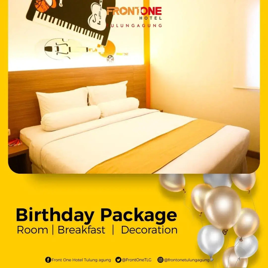 Bed in Front One Hotel Tulungagung Bed in Front One Hotel Tulungagung