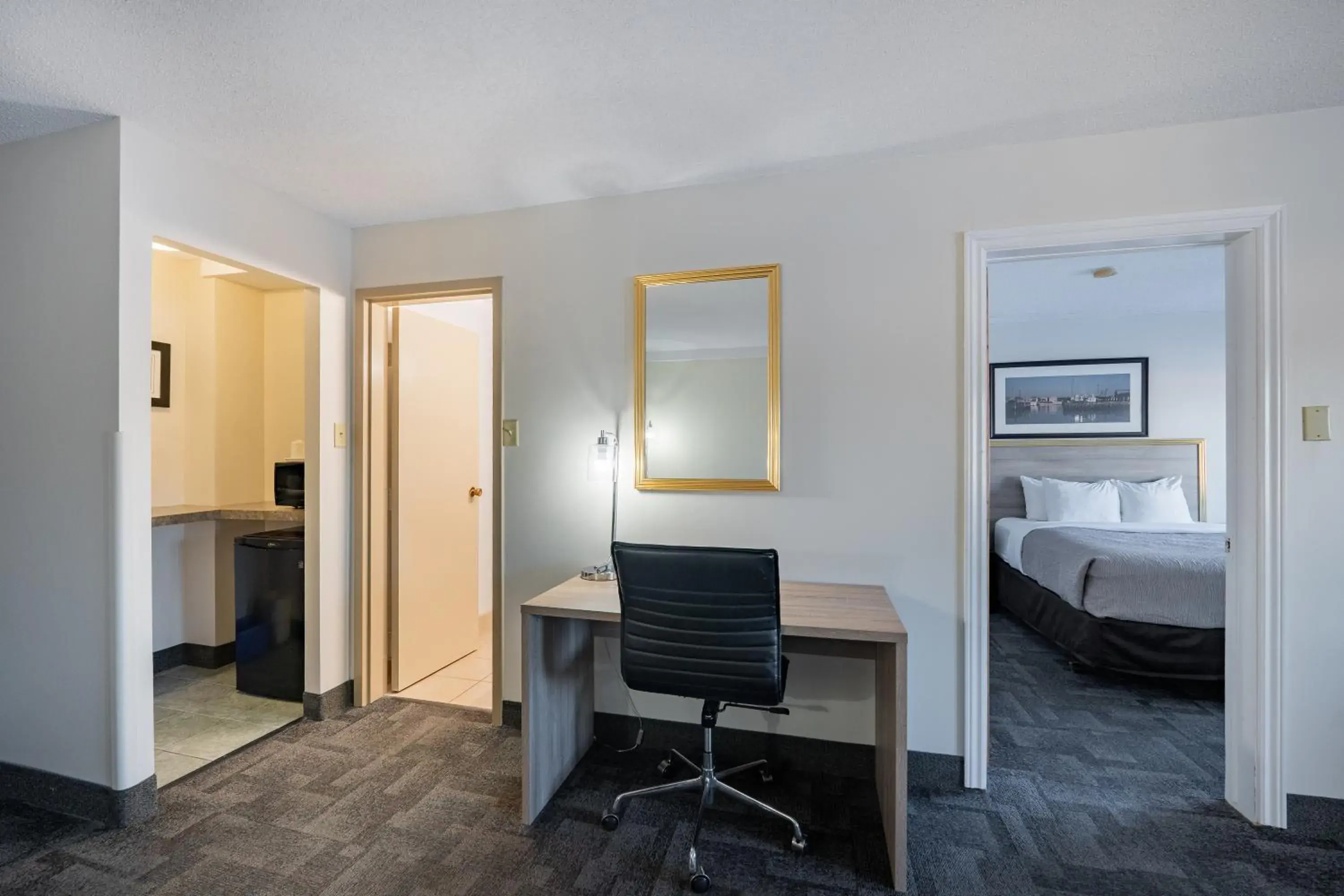 Living room, Bed in HFX Airport Hotel Living room, Bed in HFX Airport Hotel