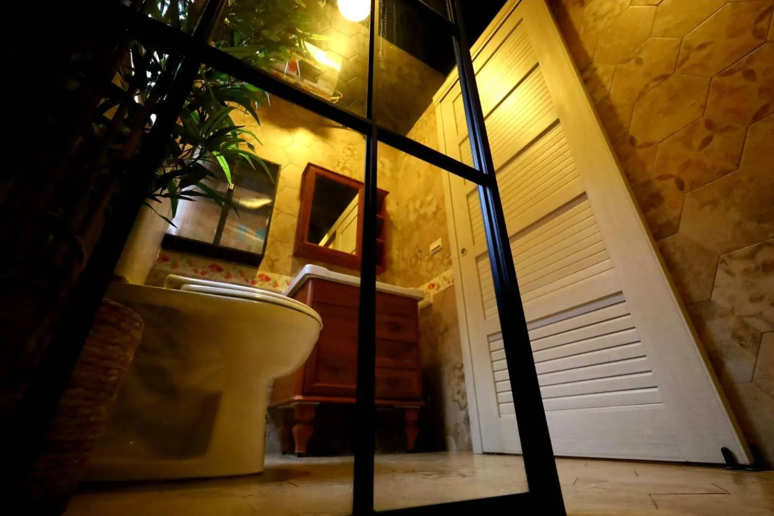 Shower in PENGHU Lucai B&B 旅采民宿