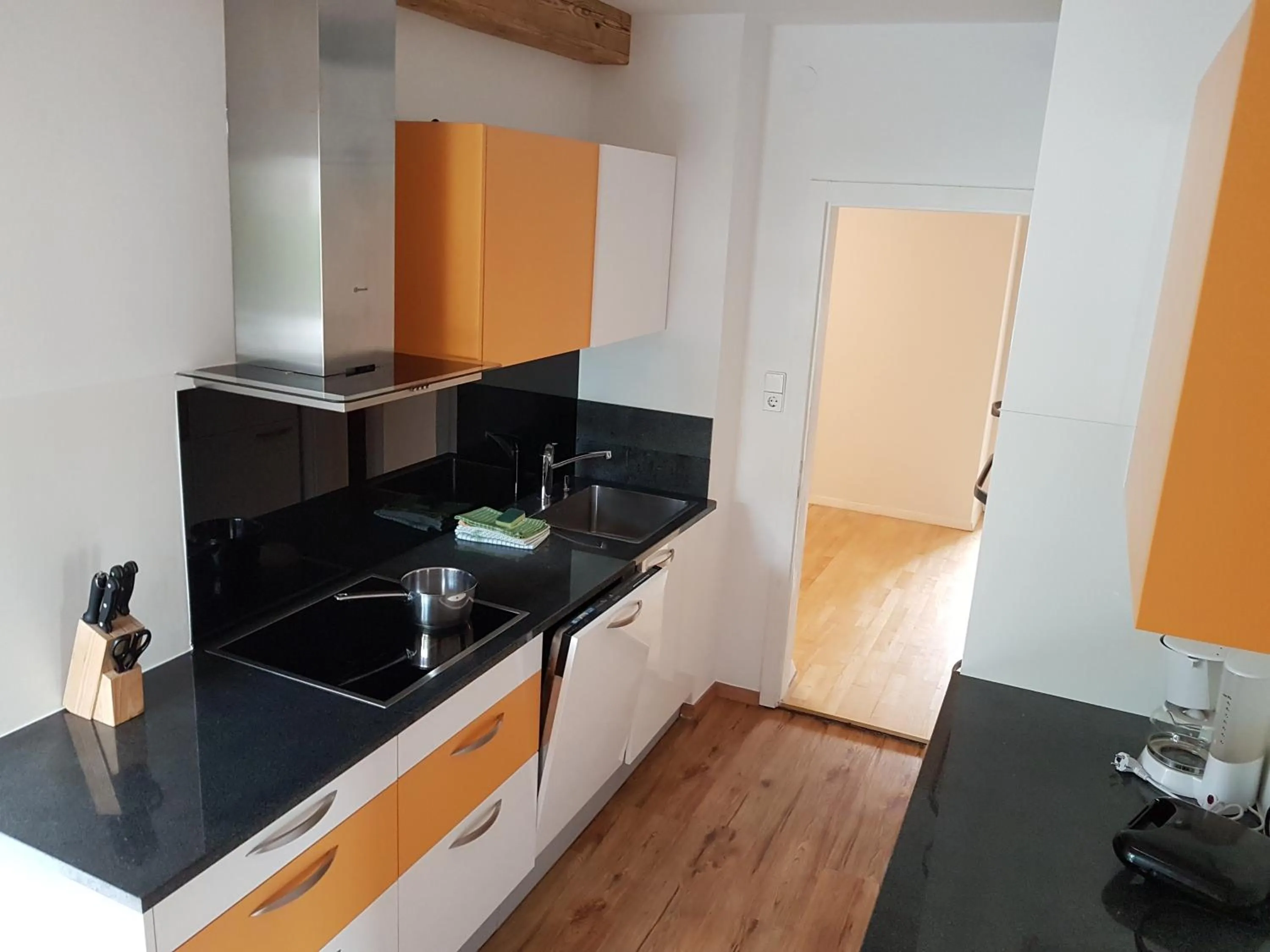 Kitchen or kitchenette in Apartments Quehenberger