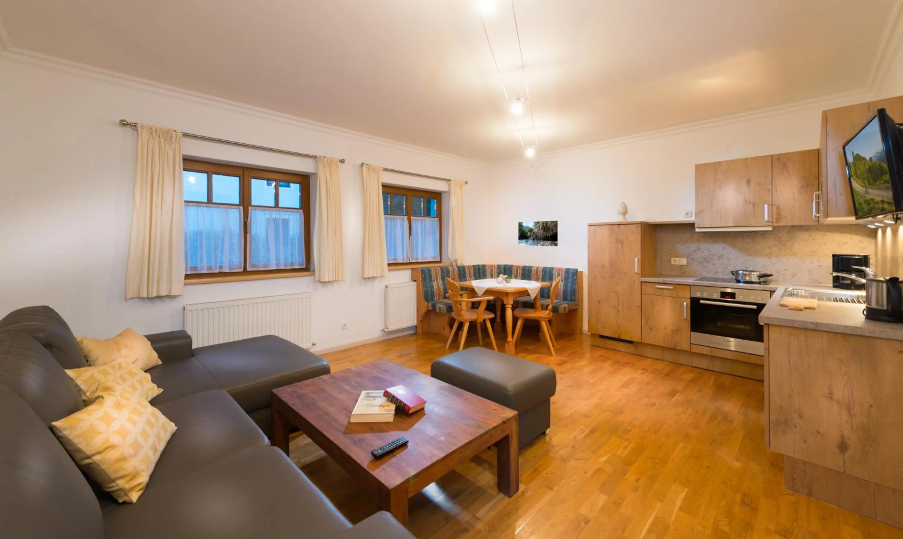 Kitchen or kitchenette in Apartments Quehenberger