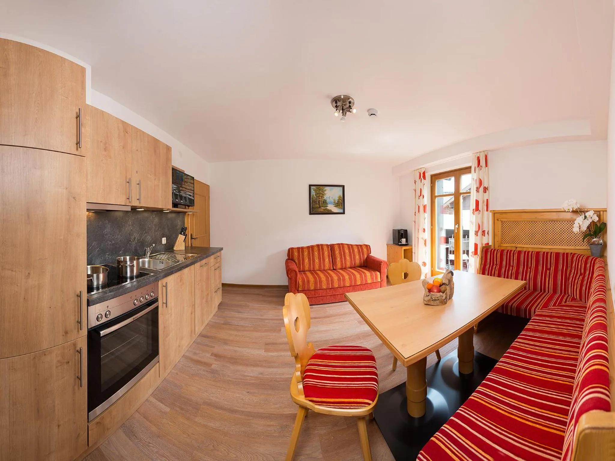 Kitchen or kitchenette in Apartments Quehenberger