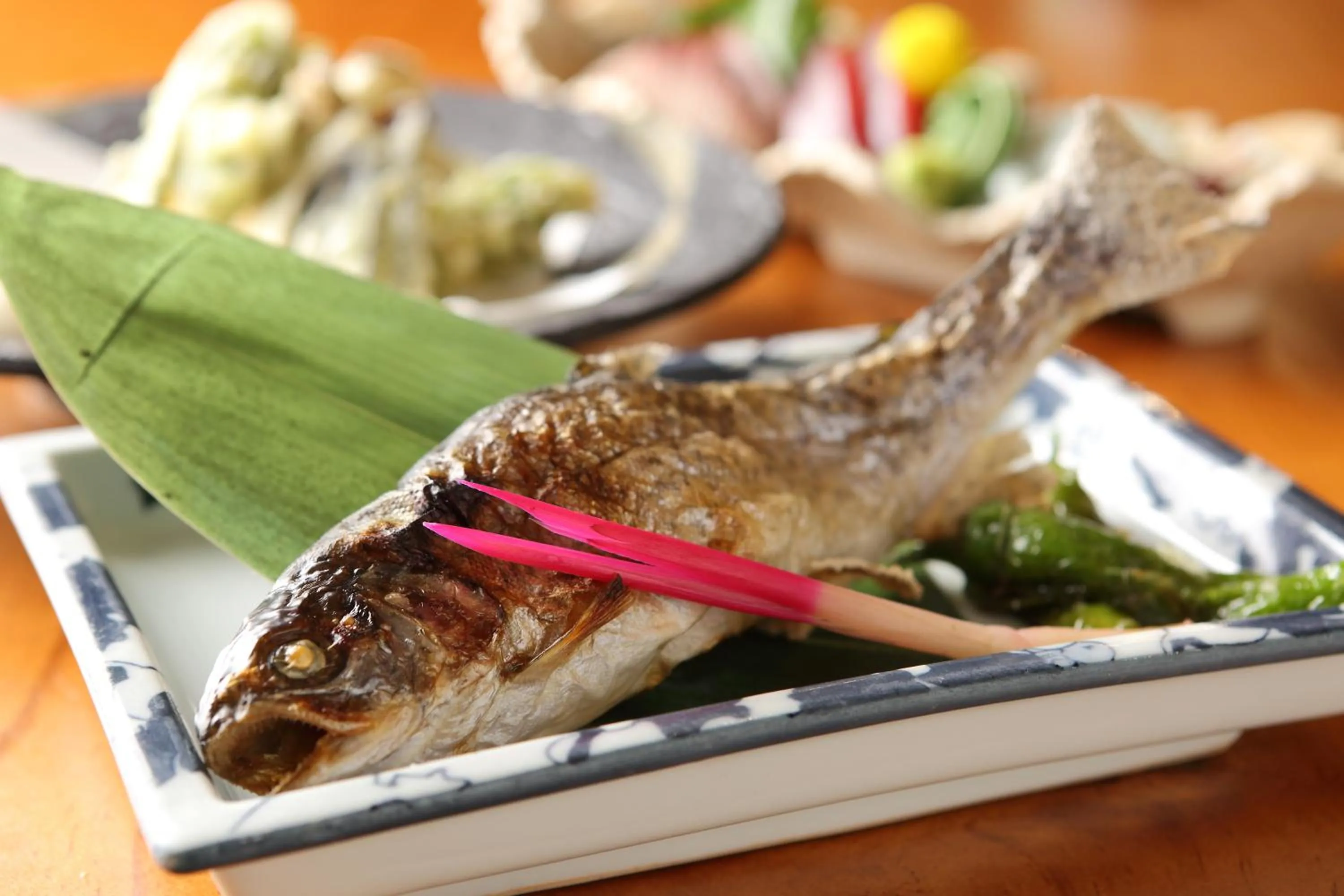 Food close-up in Kurobe Sunvalley Hotel