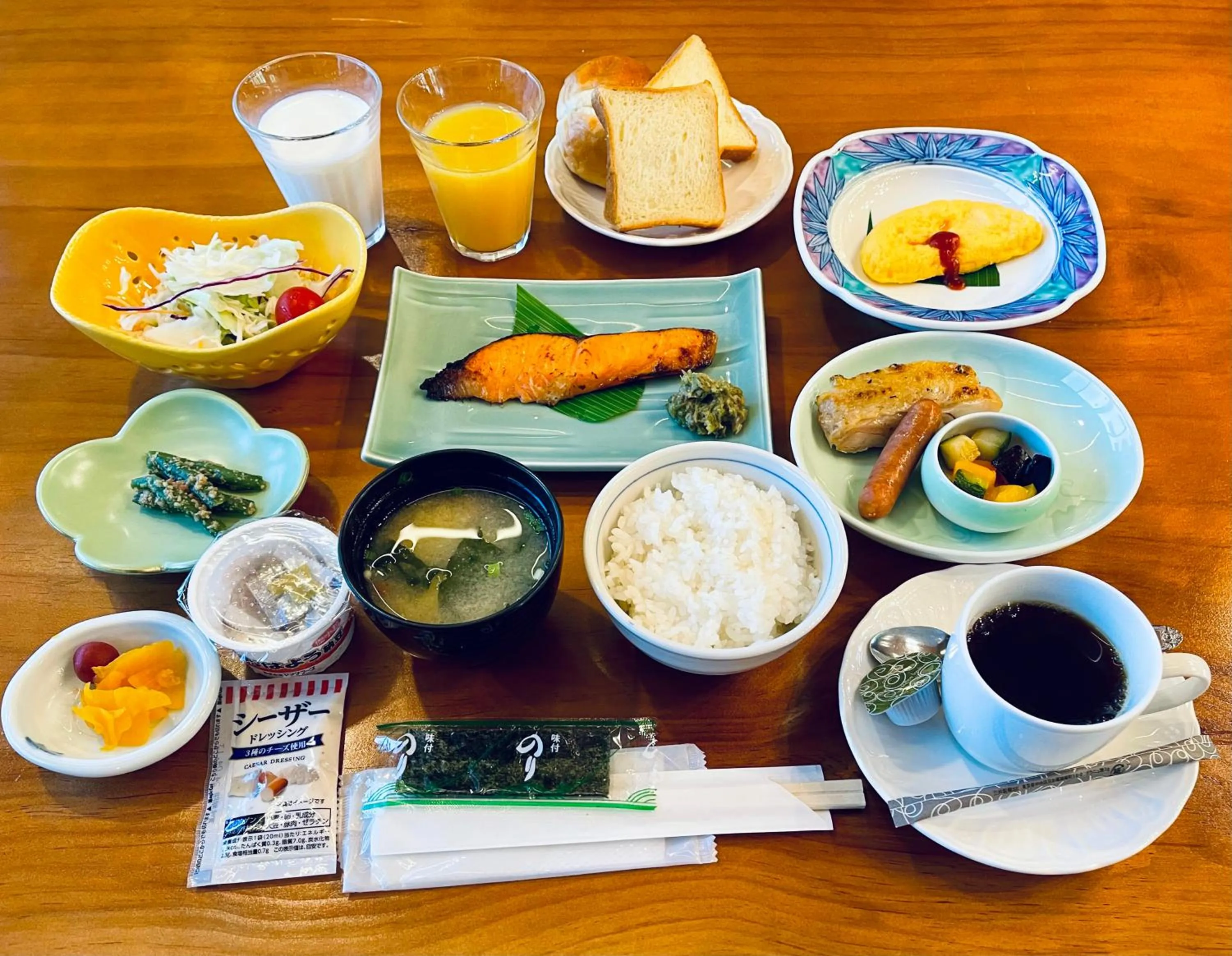 Food and drinks in Kurobe Sunvalley Hotel