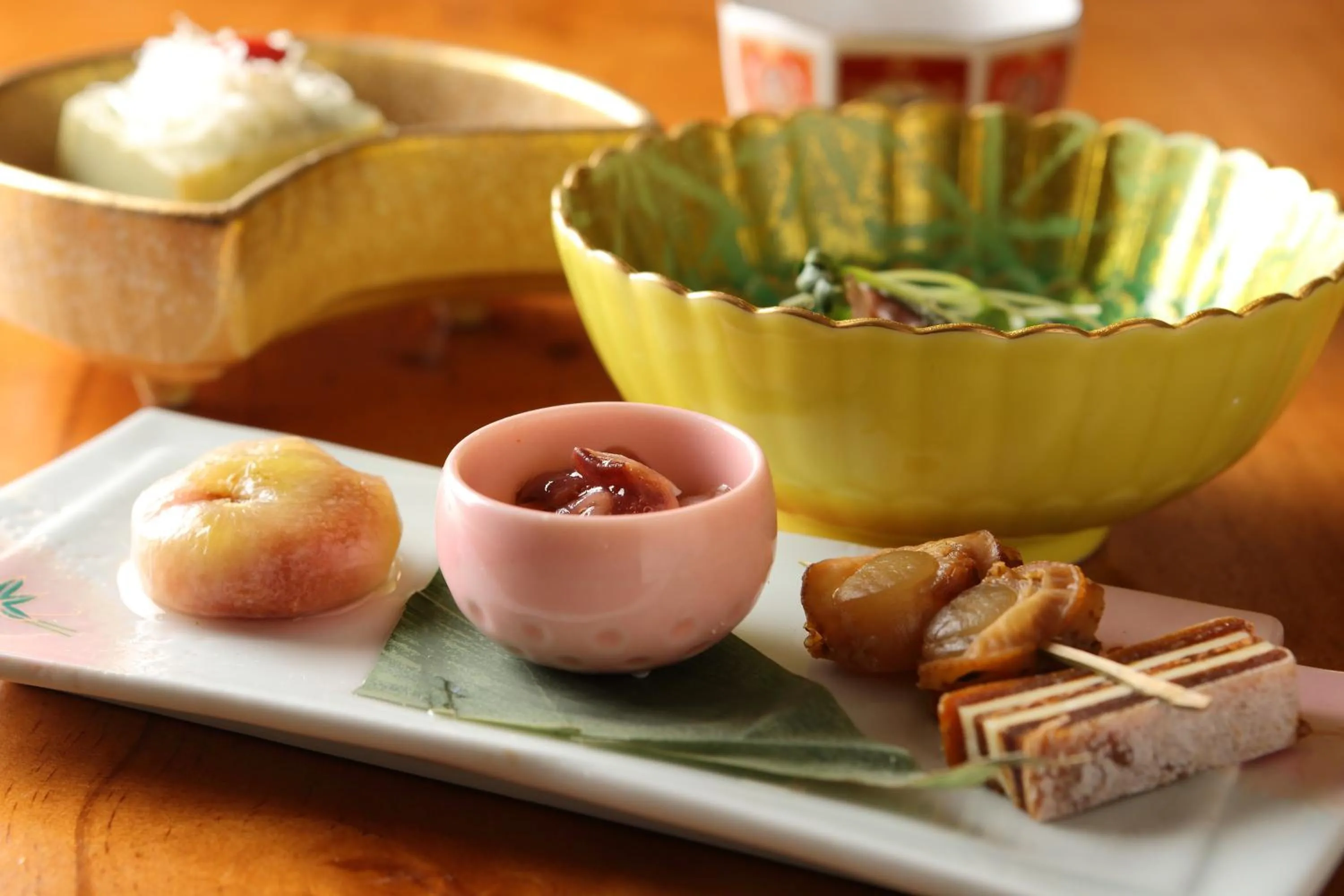 Food close-up in Kurobe Sunvalley Hotel