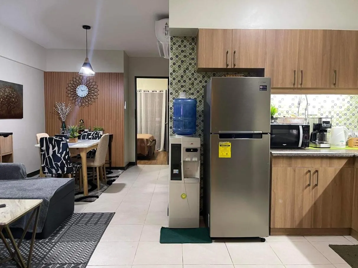 kitchen in MaRoy Suites at Asteria Residences (Near NAIA with free Parking+Fiber Internet)