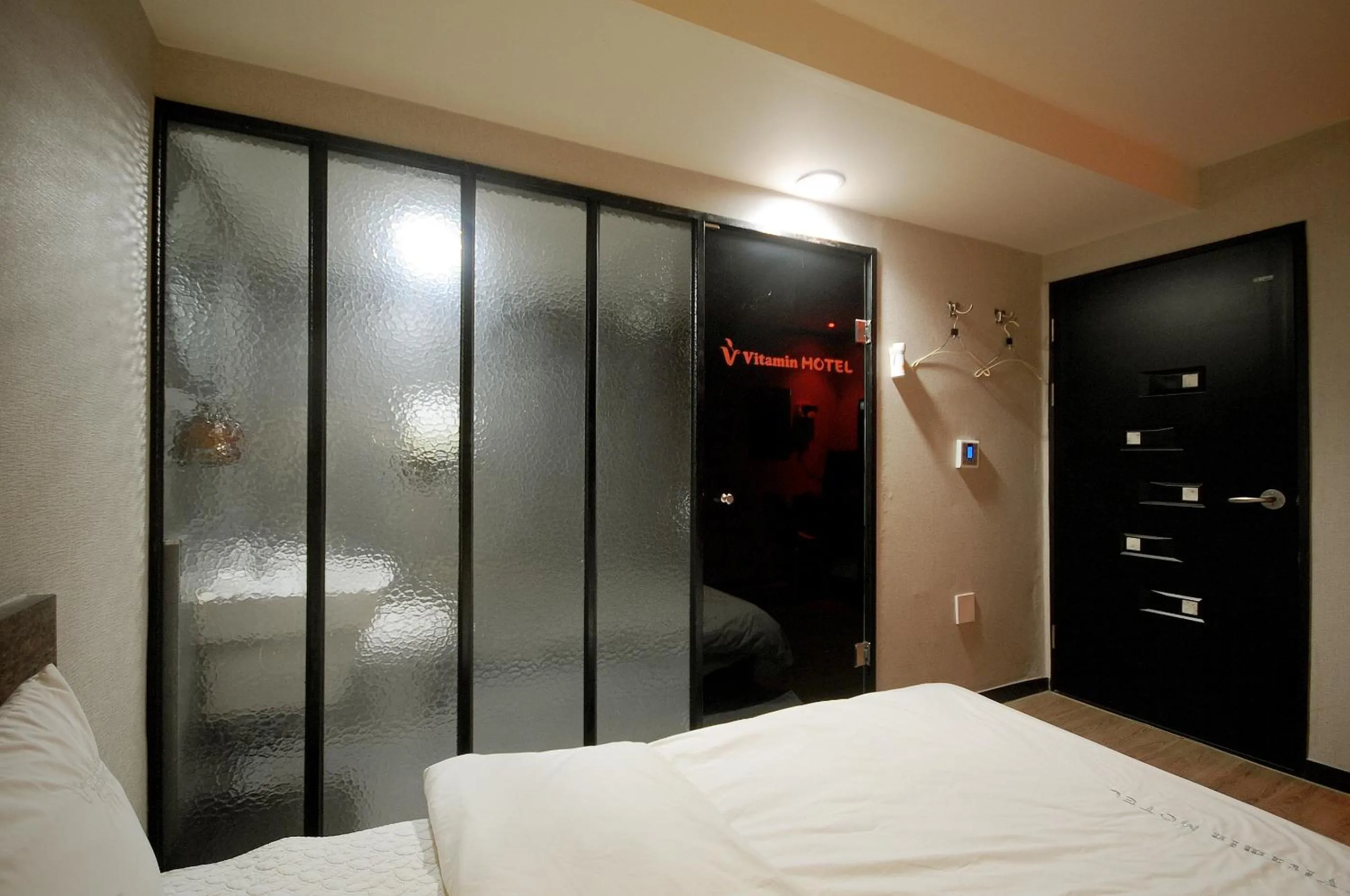 Bed in Vitamin Hotel